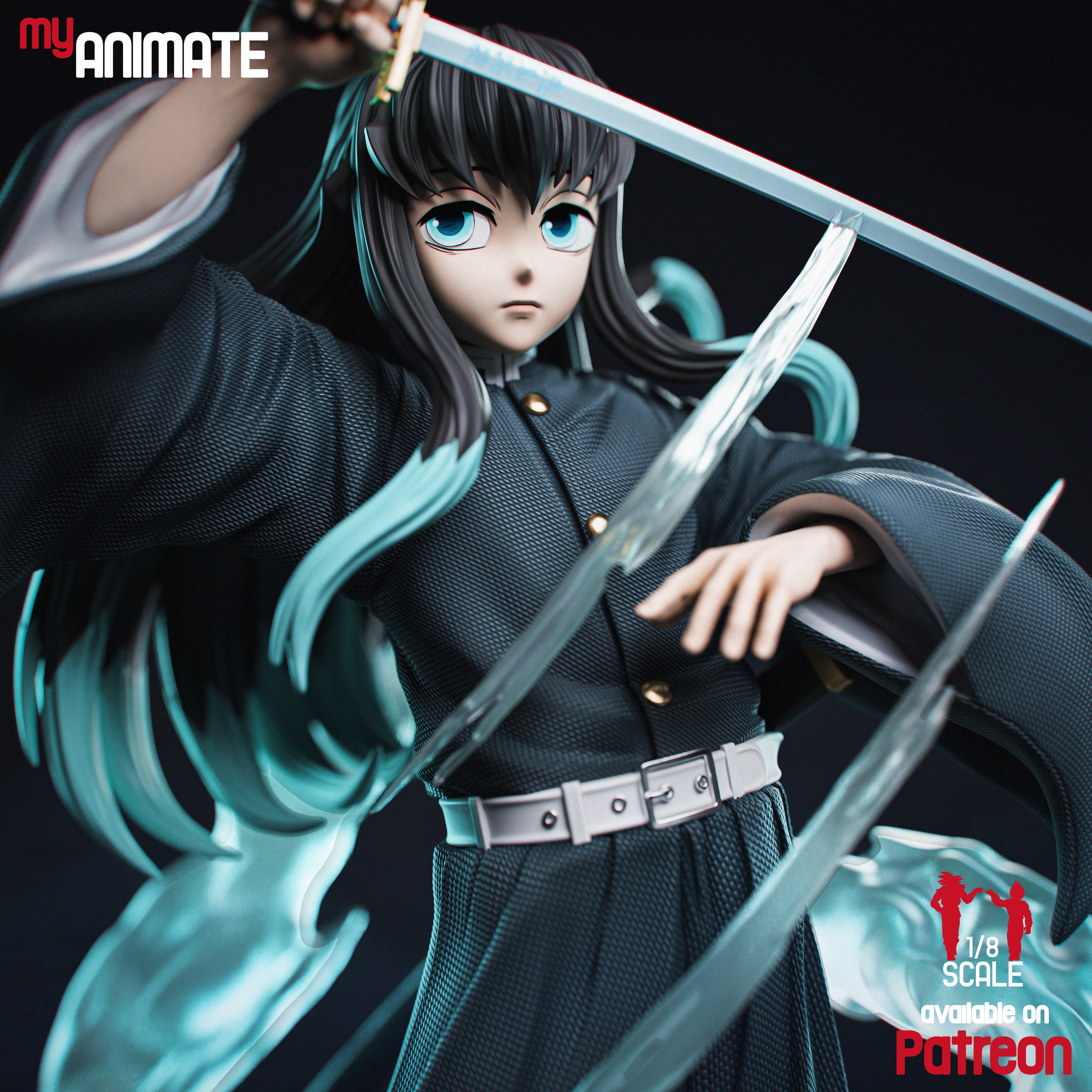 The Mist Pillar | Maximum Detailed 12K 3D Printed Figure