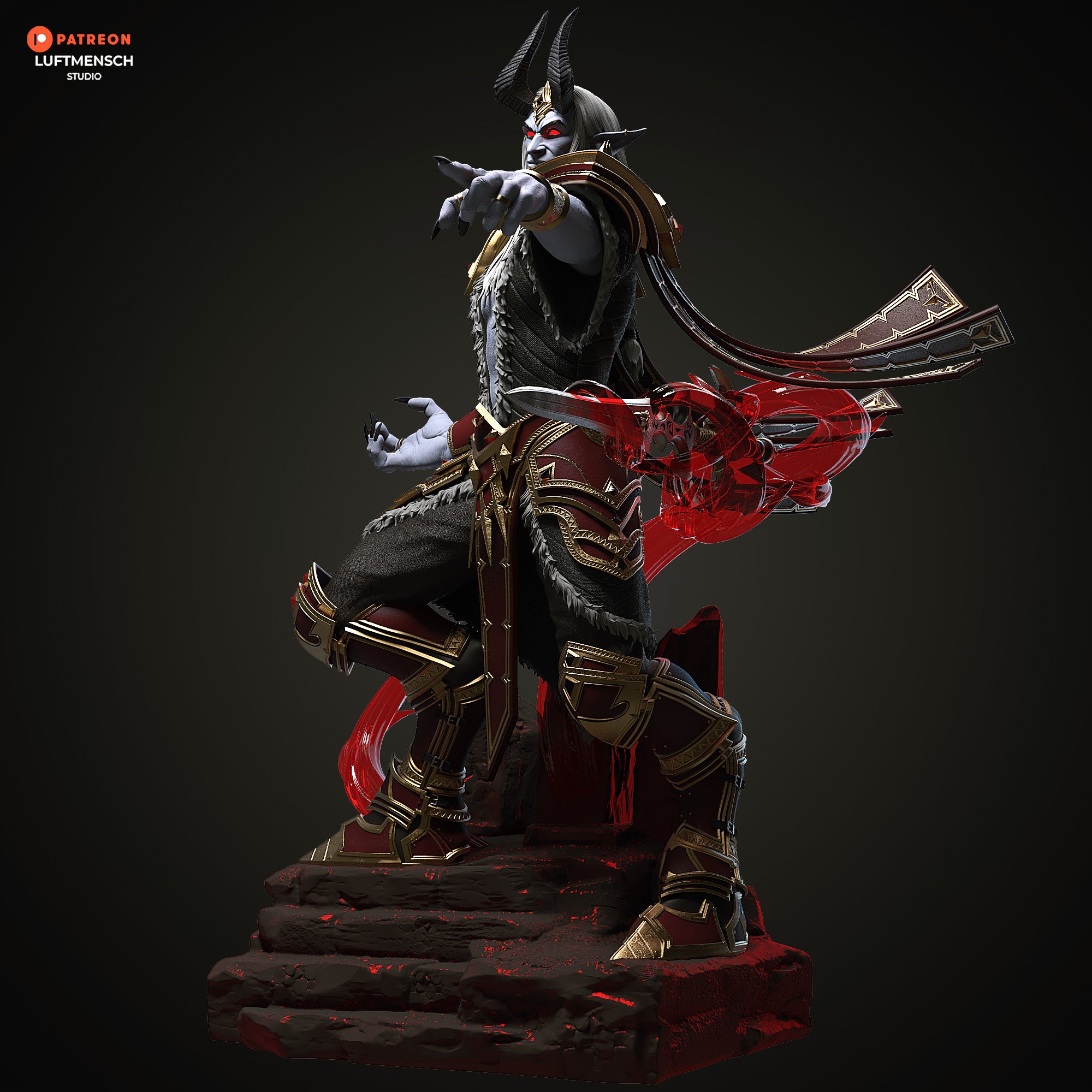 The Castle Master | Maximum Detailed 12K 3D printed figure