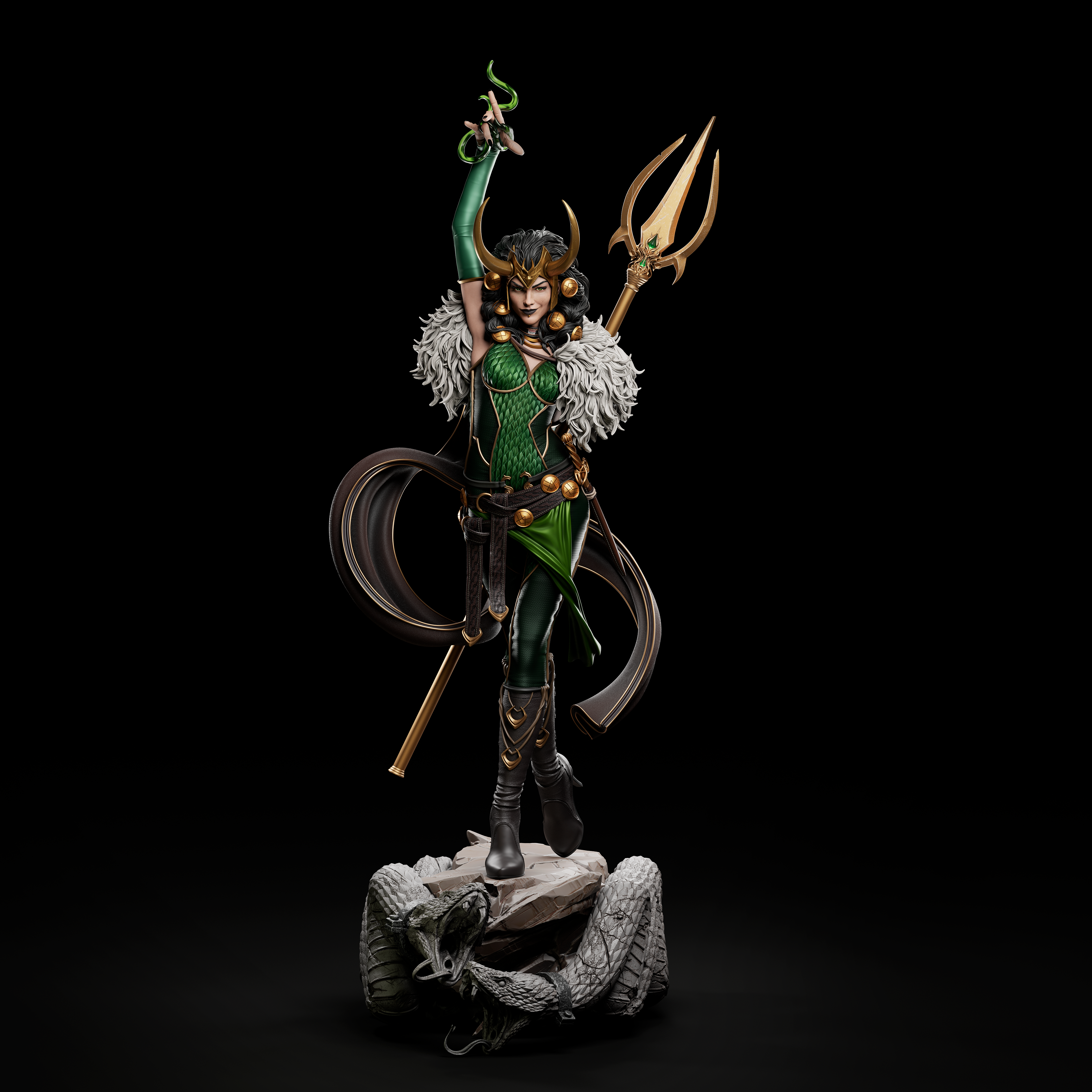 Goddess of Mischief Statue