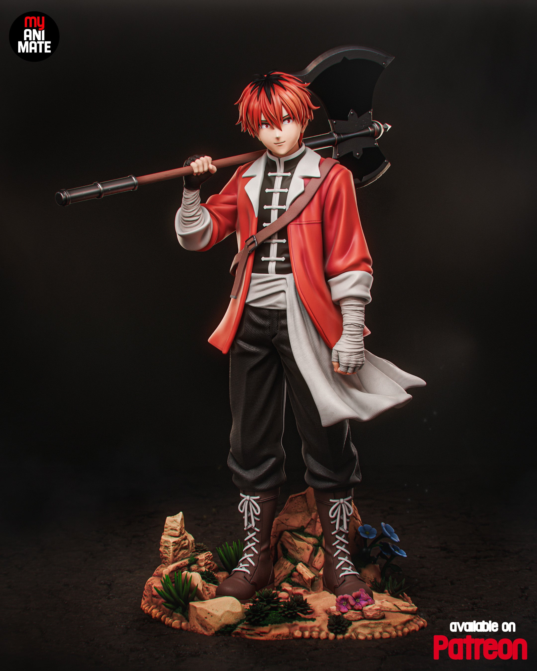 Frontline Fighter Statue