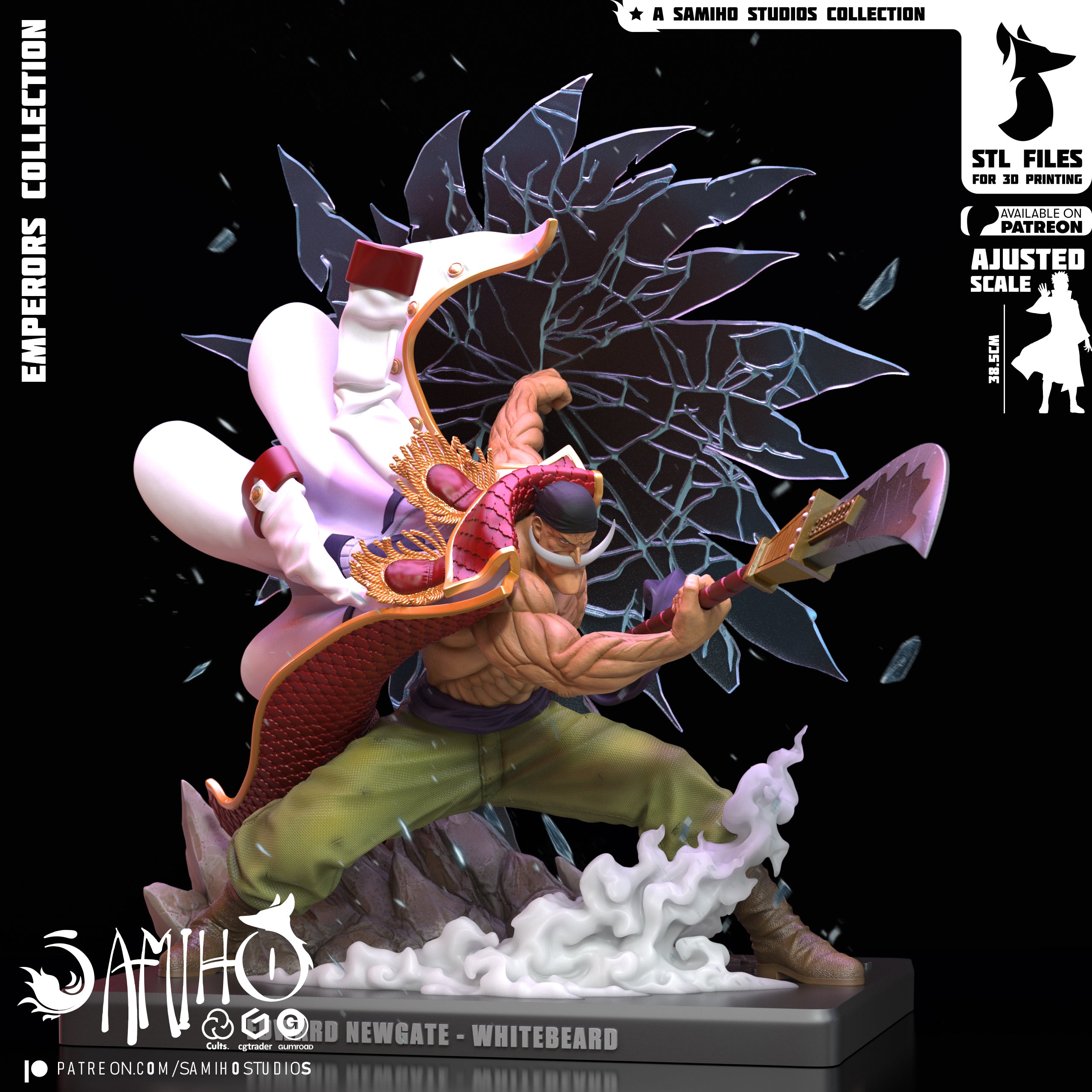The Strongest Pirate | Maximum Detailed 12K 3D Printed Figure