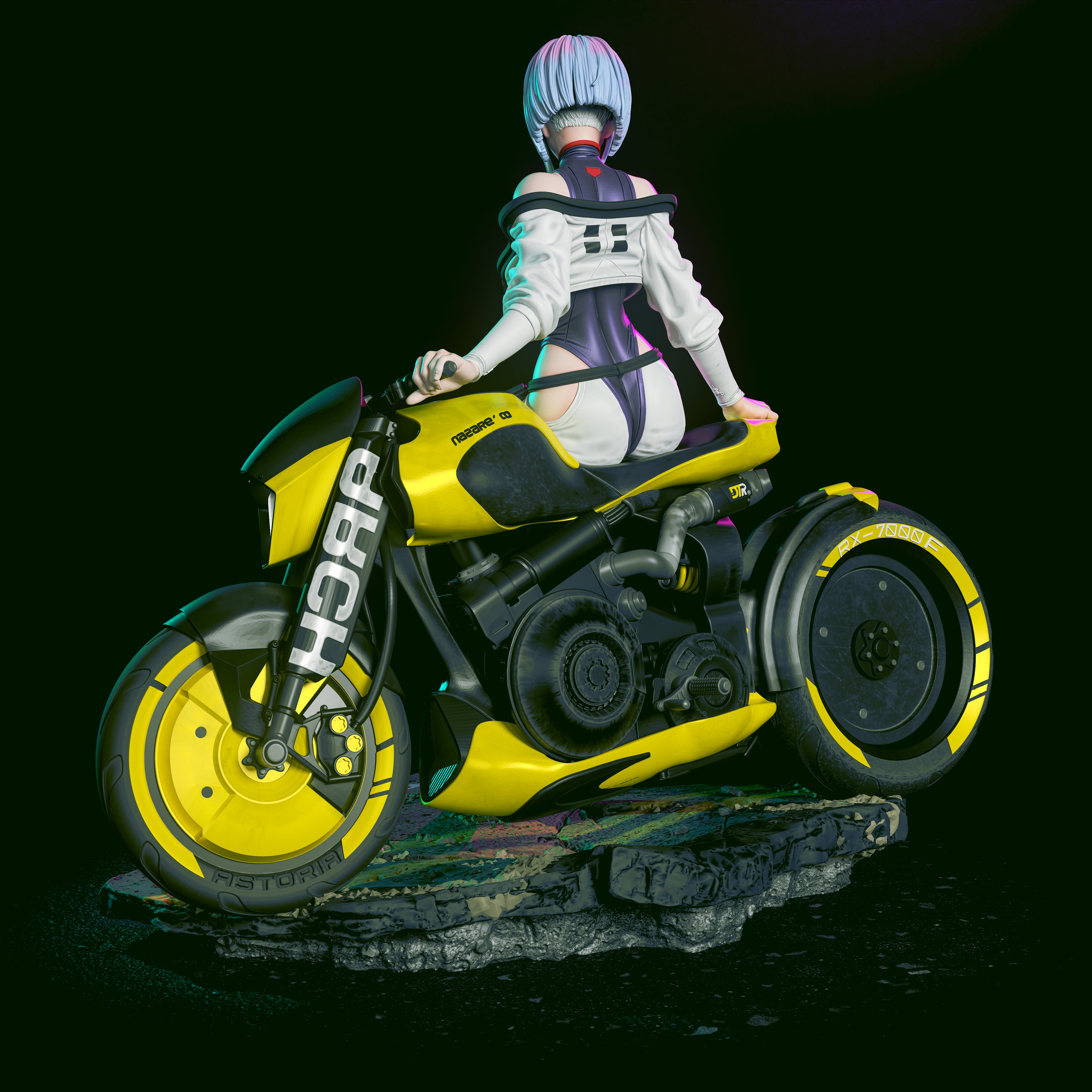 The Netrunner Statue