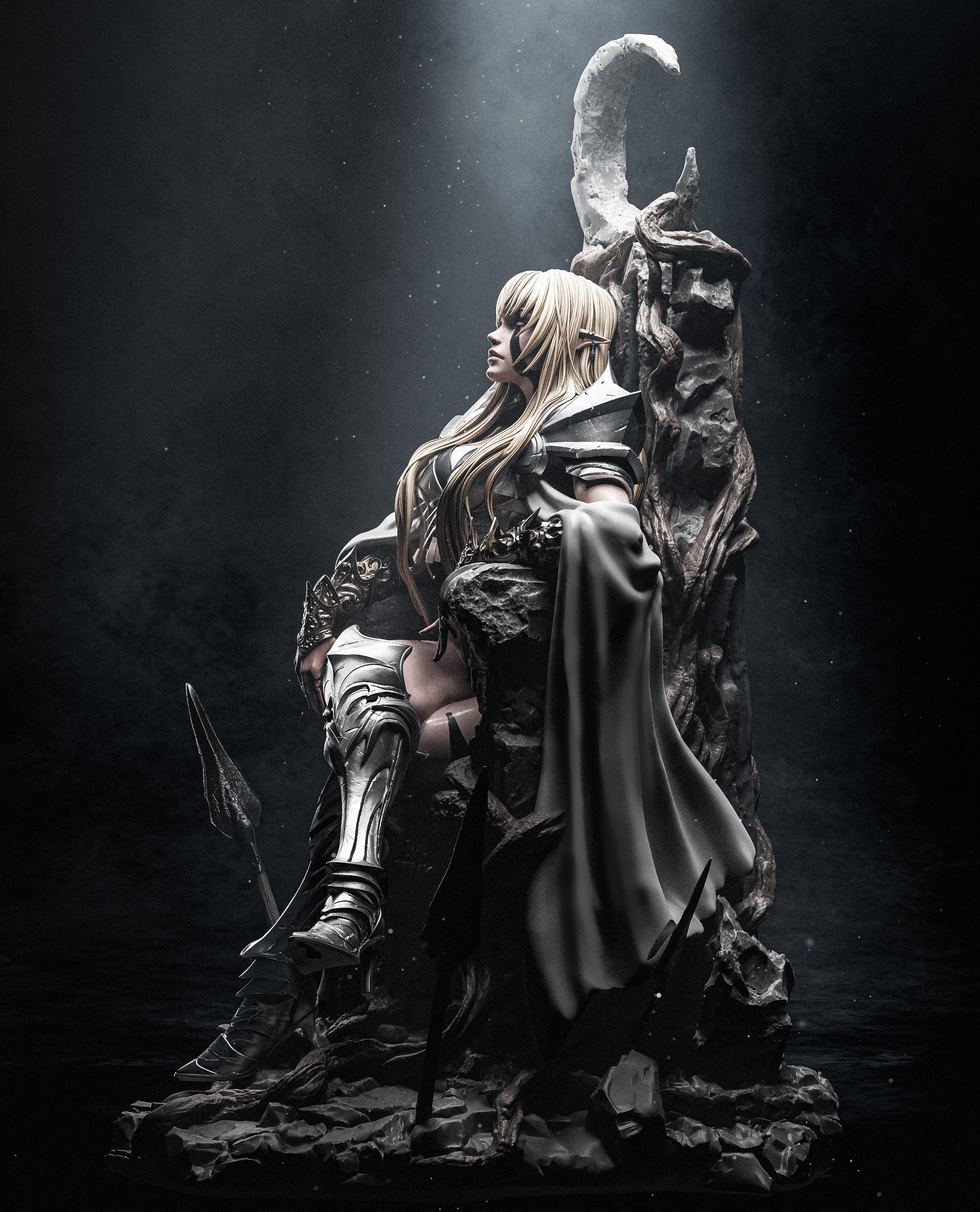 Dark Matriarch | Maximum Detailed 12K 3D printed figure