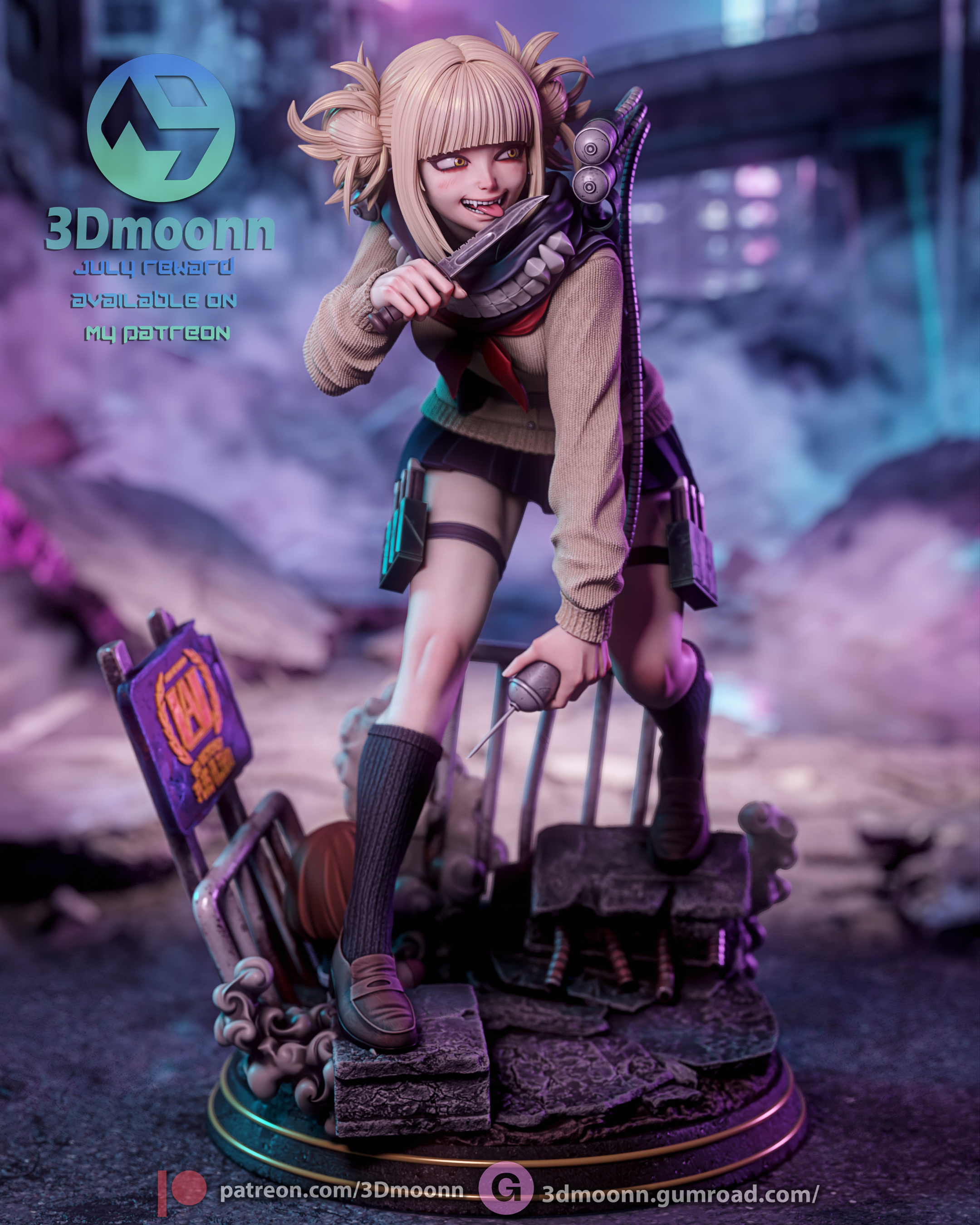 The Bloodthirsty Villain Statue