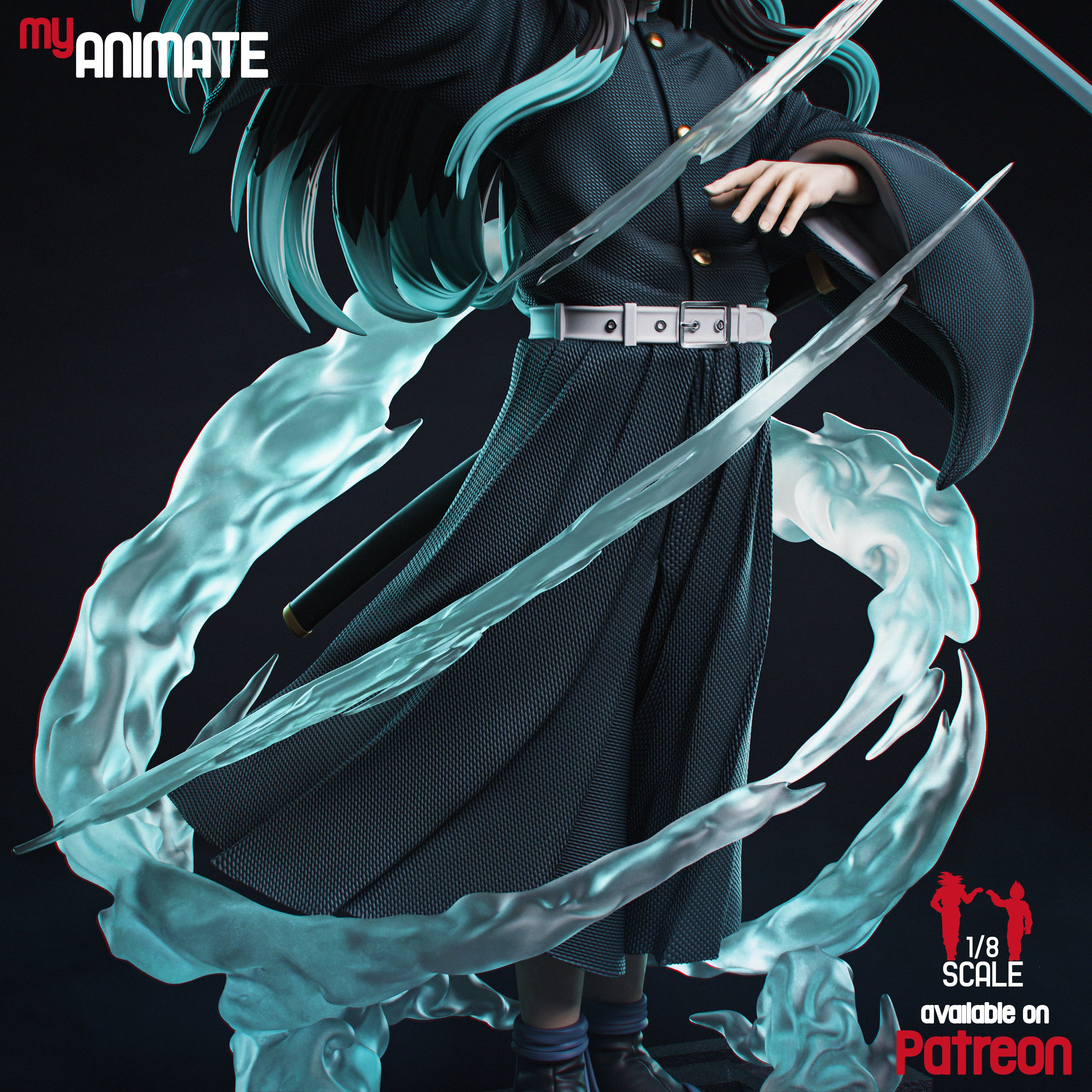 The Mist Pillar | Maximum Detailed 12K 3D Printed Figure