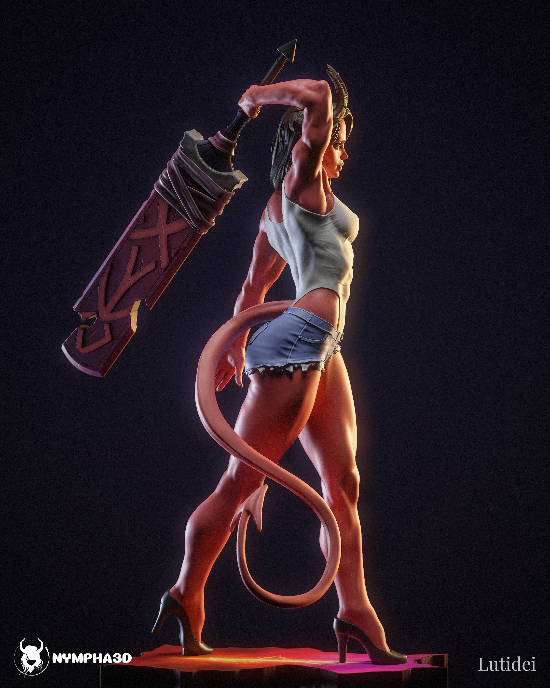 Hellwalk Empress Statue