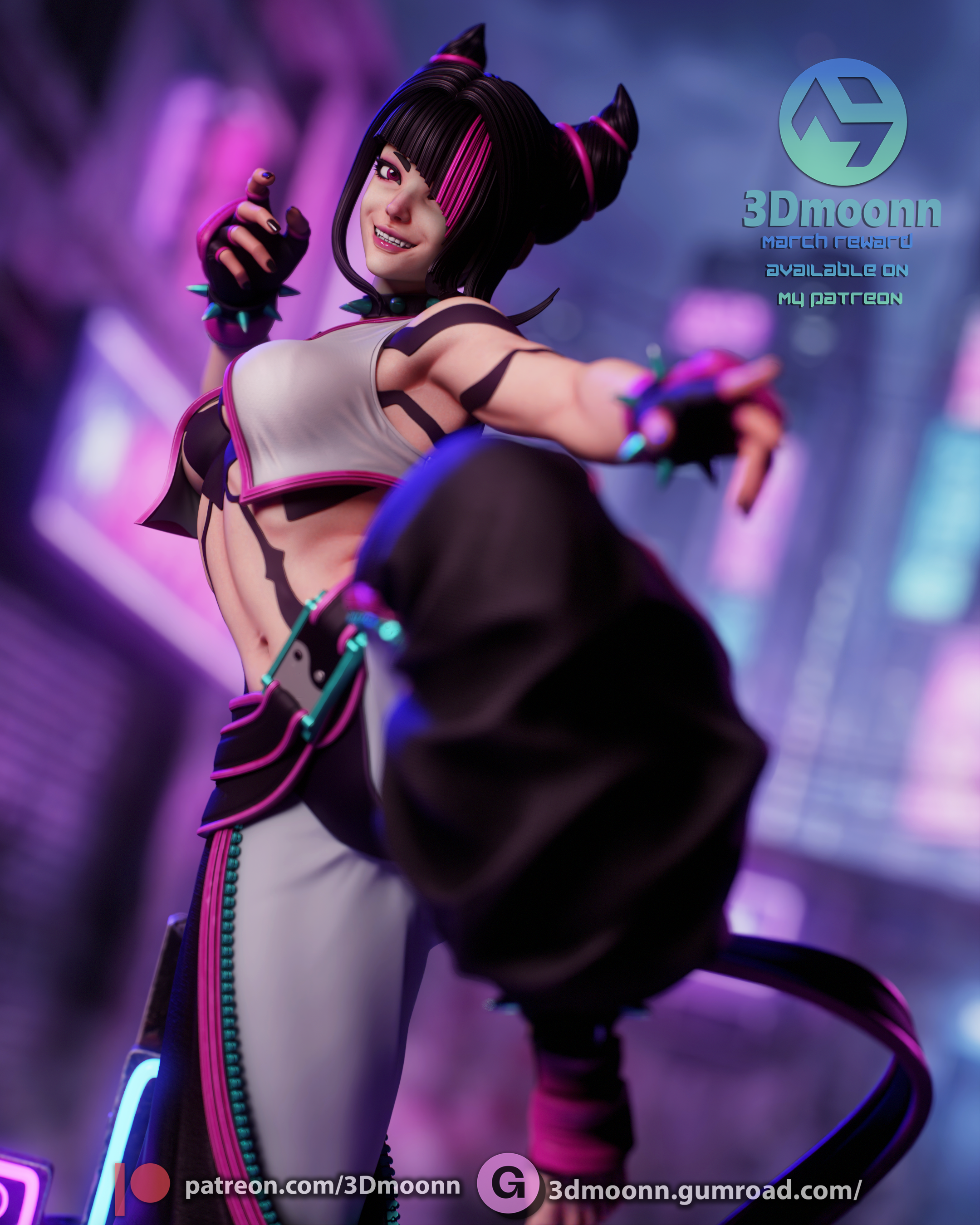 The Neon Viper Statue