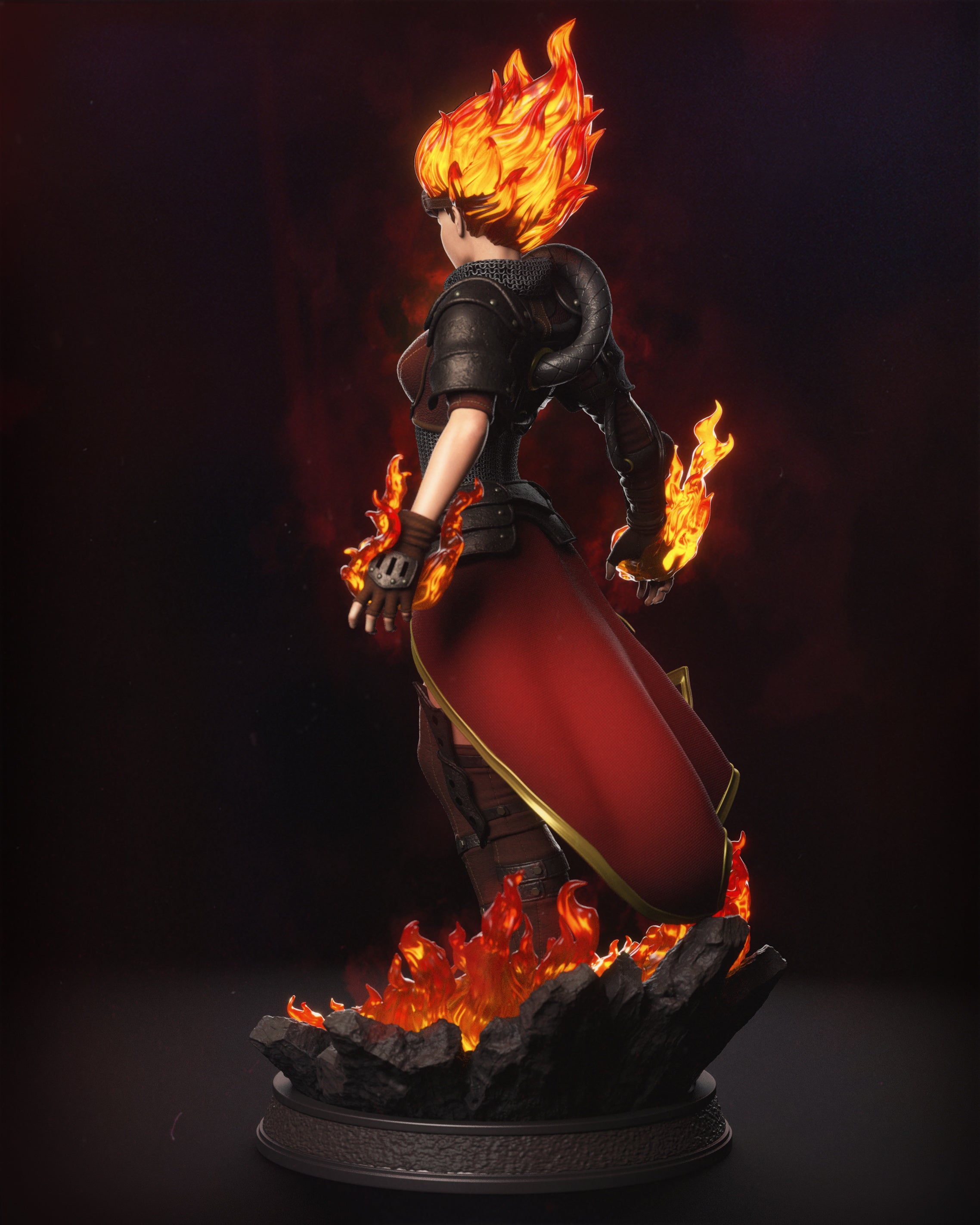 The Pyromancer Statue