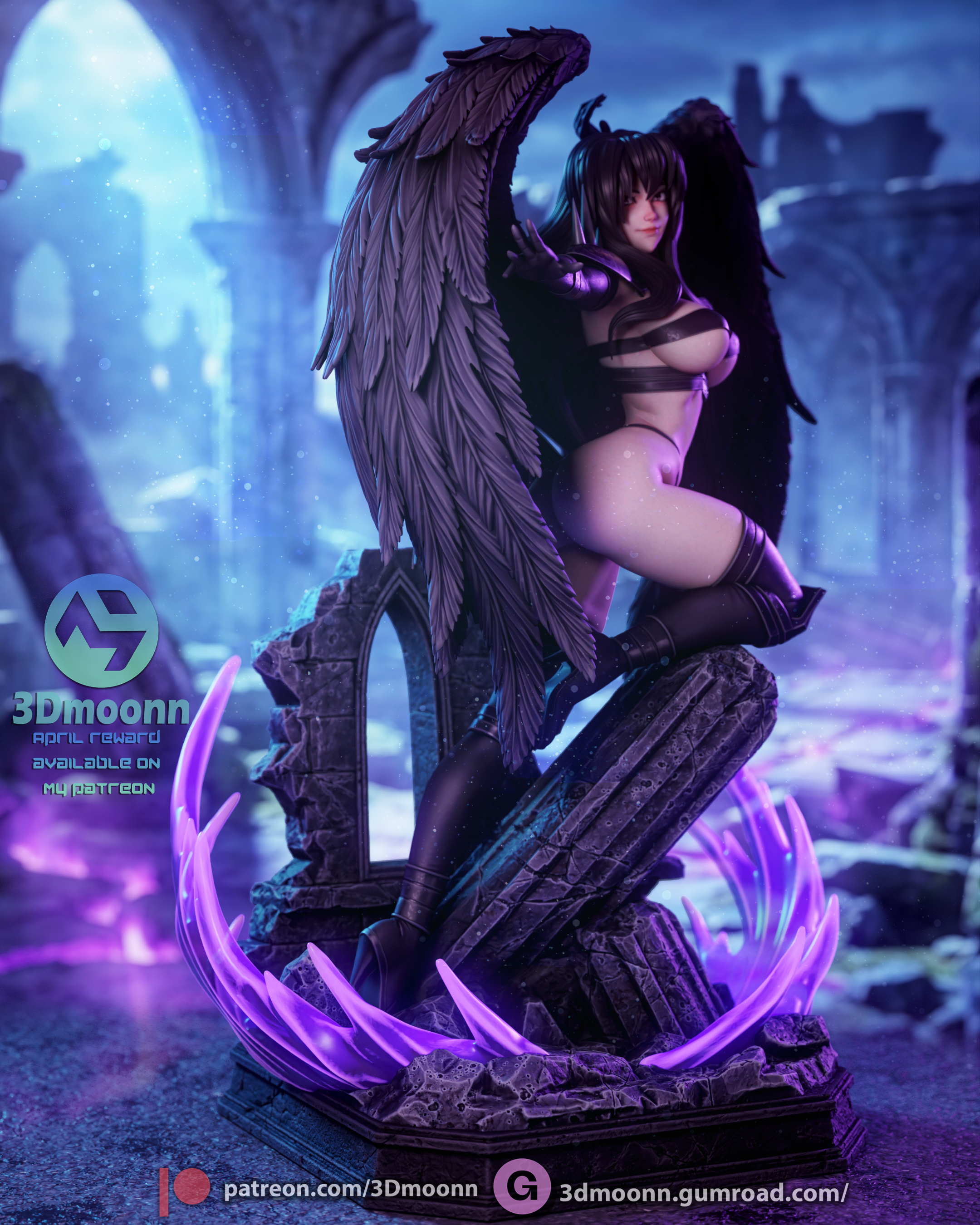 The Fallen Angel Statue