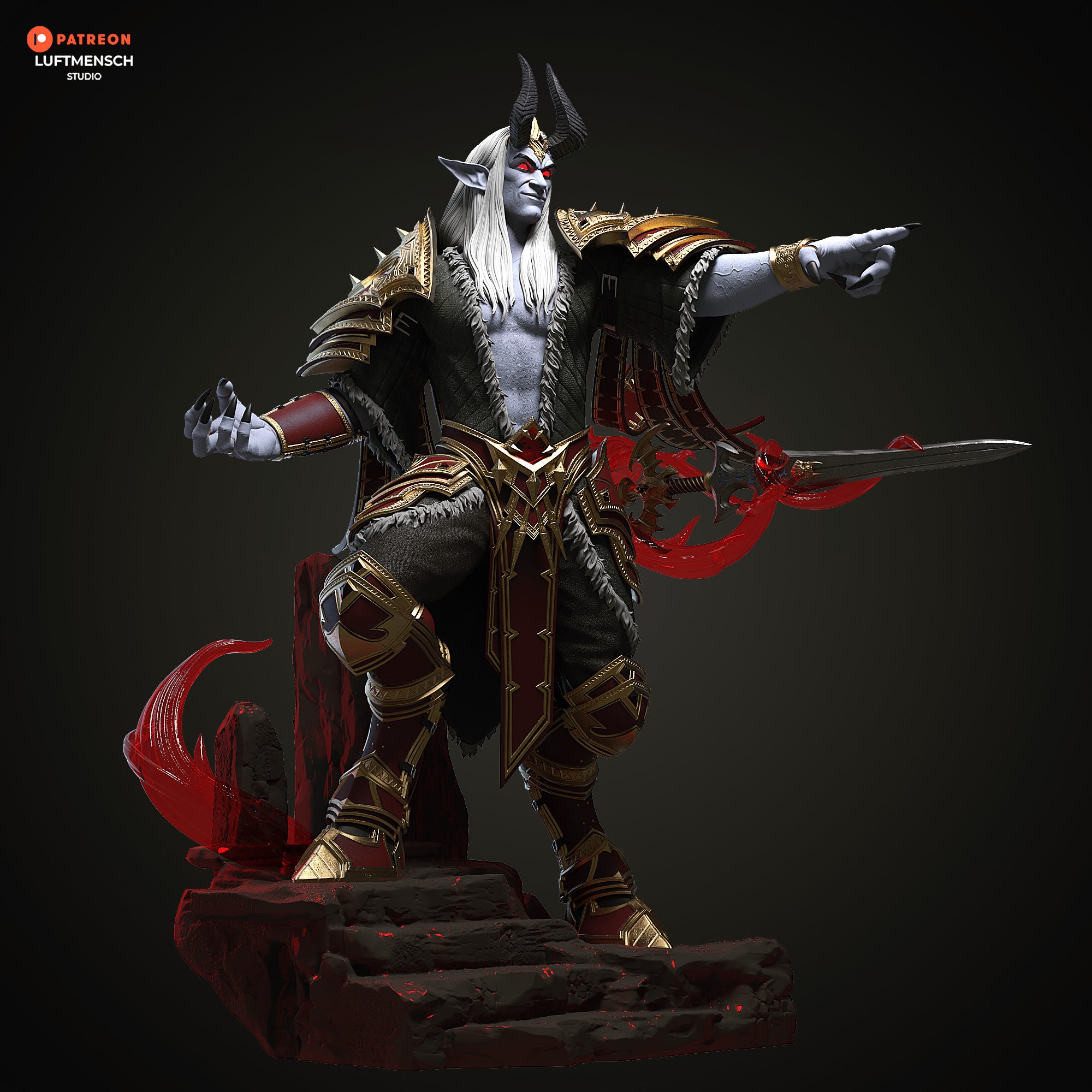 The Castle Master | Maximum Detailed 12K 3D printed figure