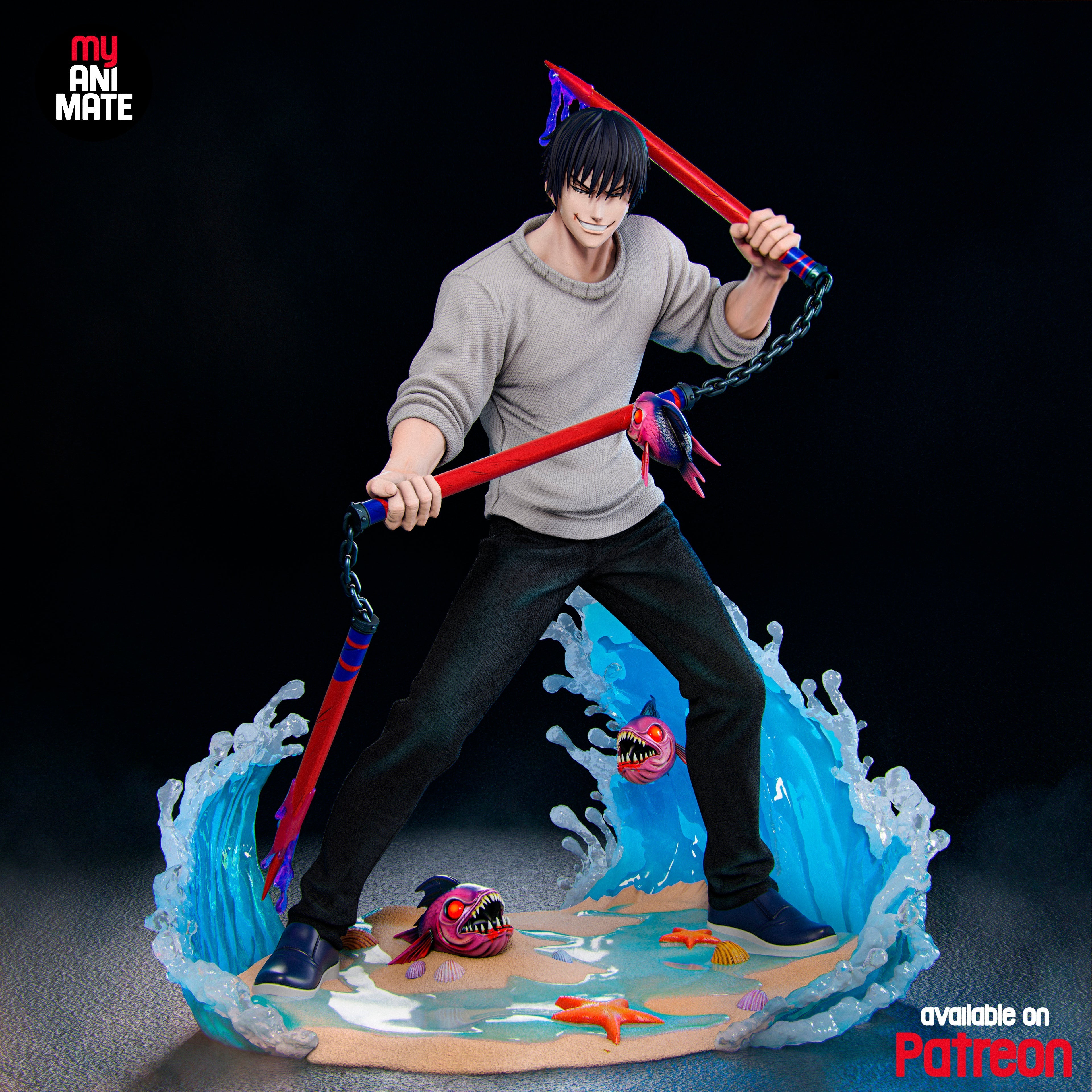 Ghost of the Zenin Statue