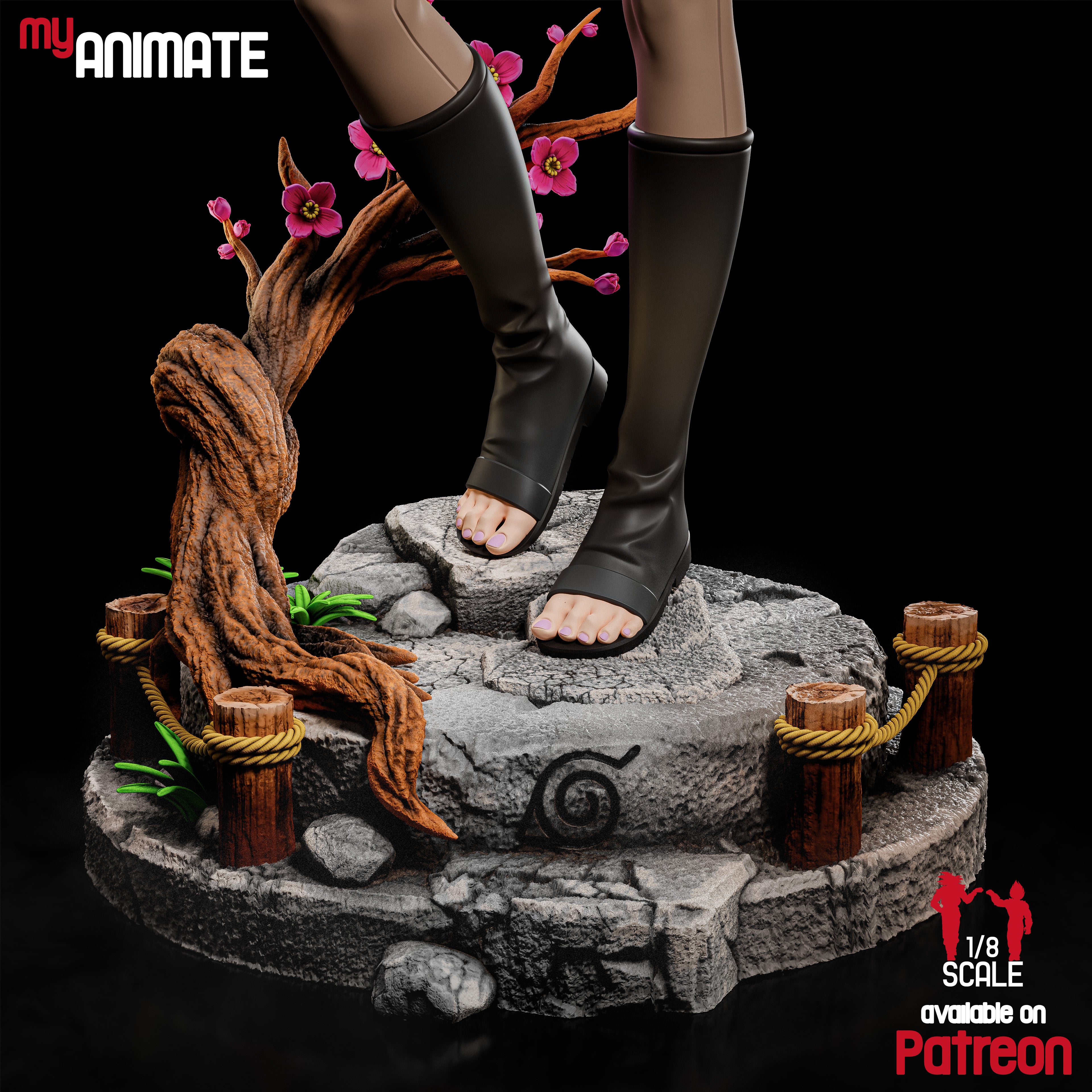 The Shy Blossom | Maximum Detailed 12K 3D Printed Figure