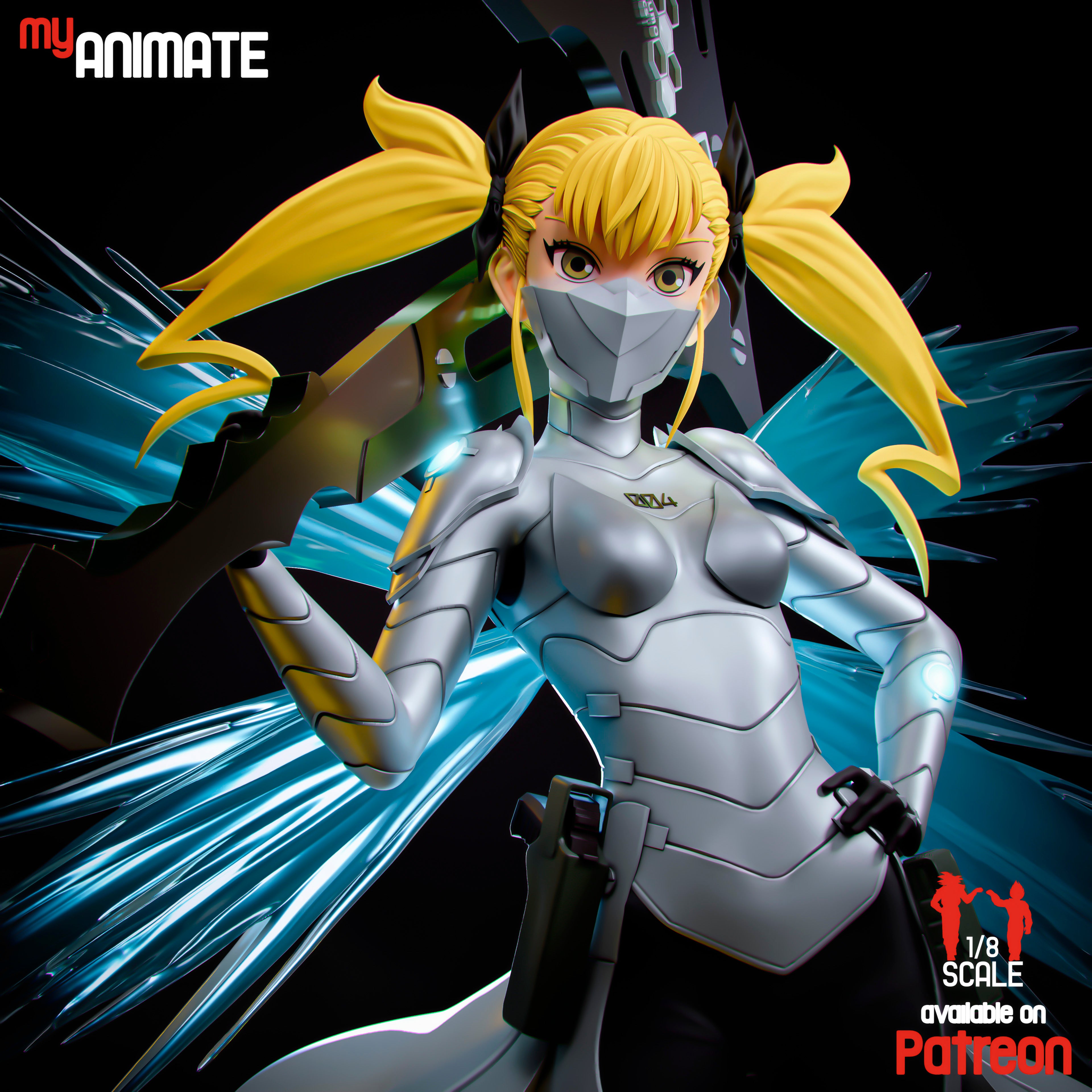 The Winged Prodigy | Maximum Detailed 12K 3D Printed Figure