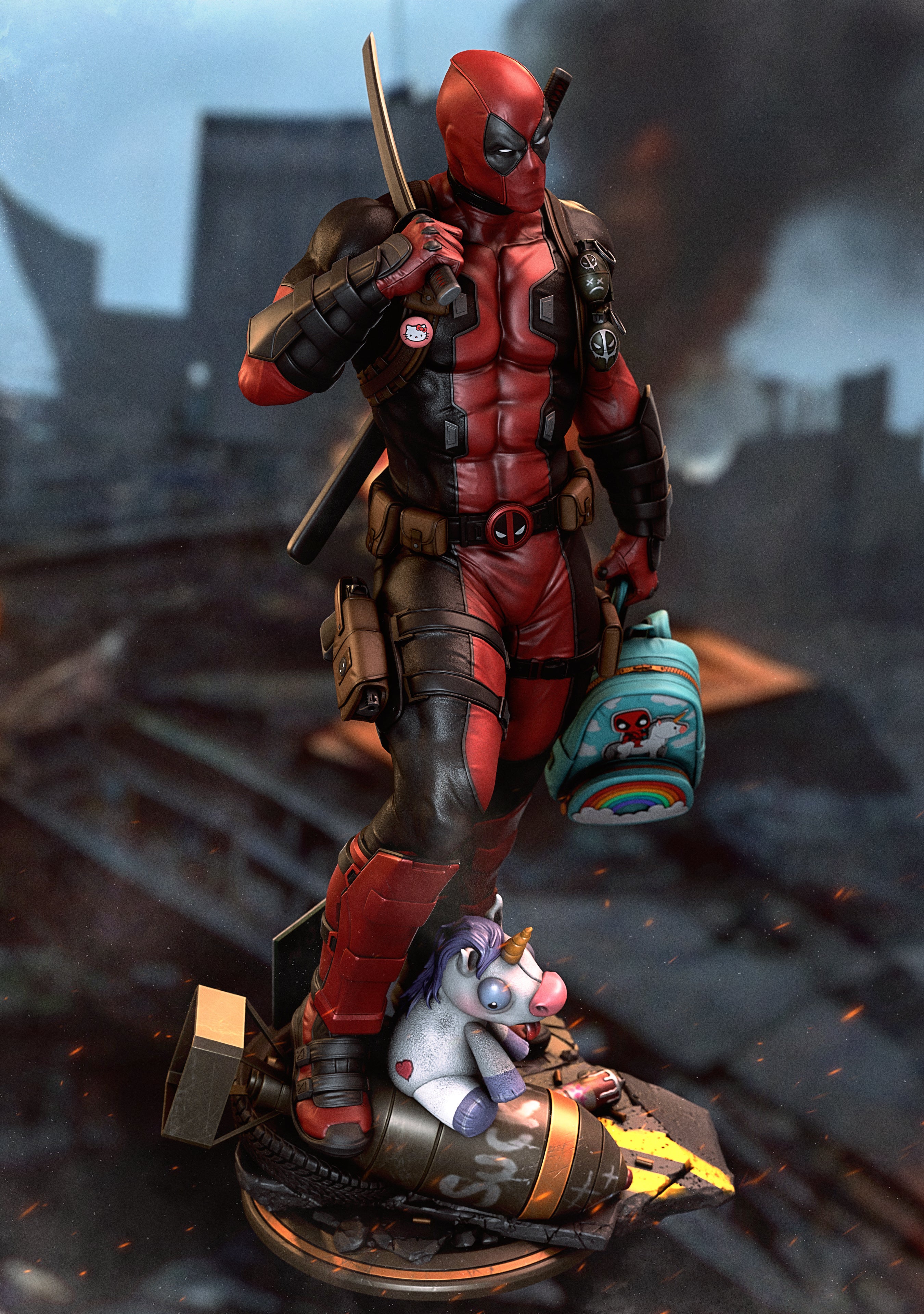 Fourth-Wall Breaker Statue