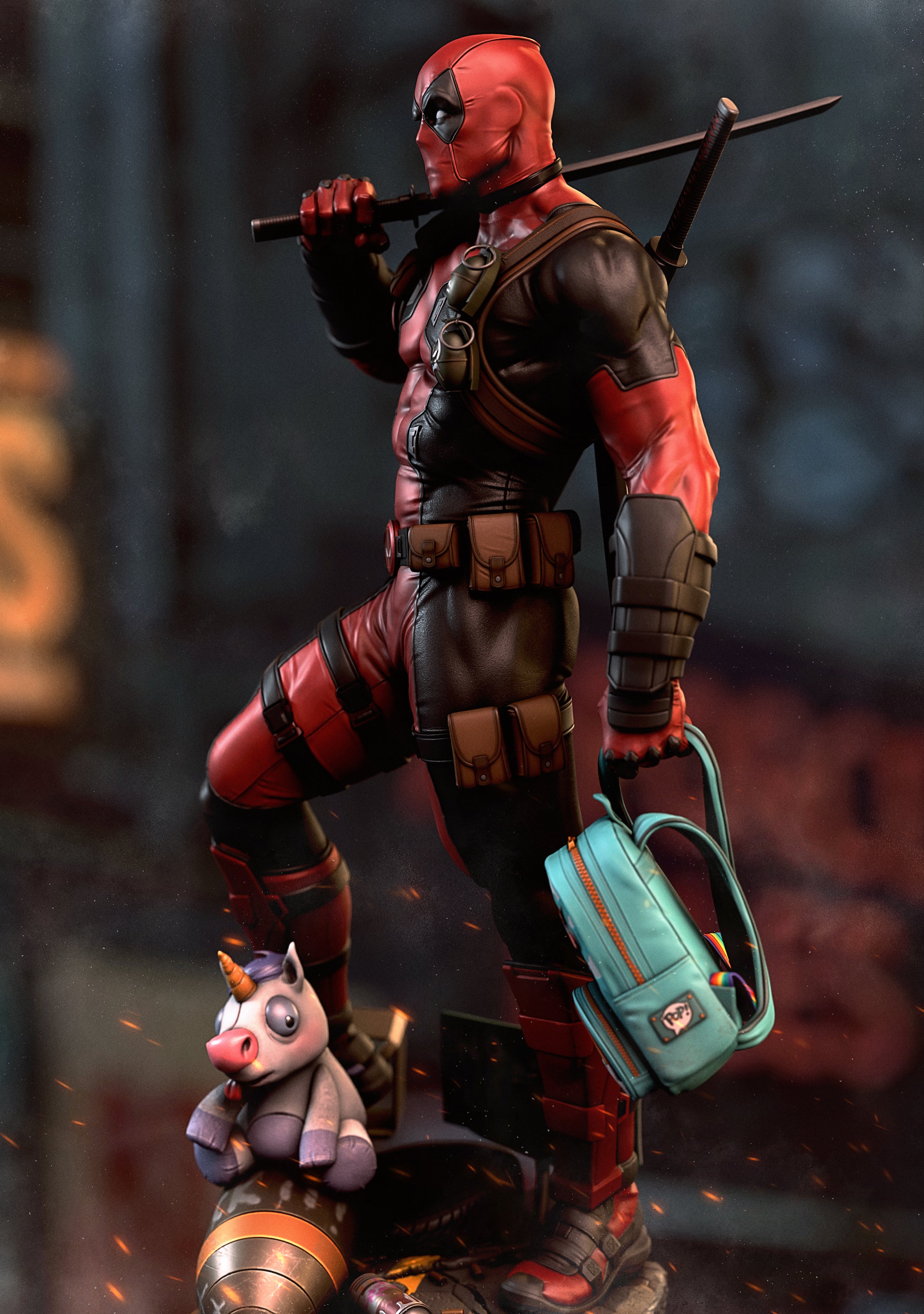 Fourth-Wall Breaker Statue