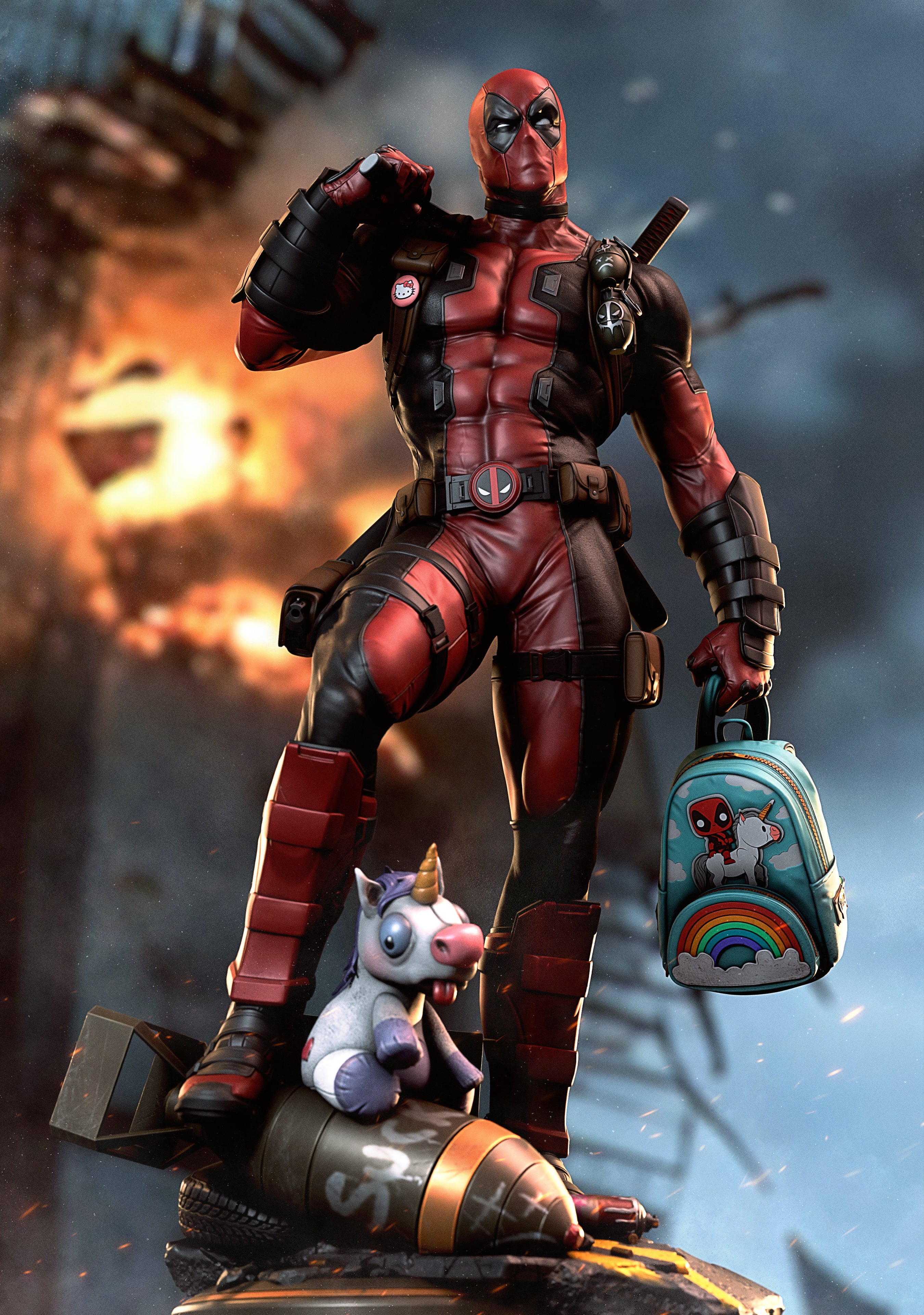 Fourth-Wall Breaker Statue