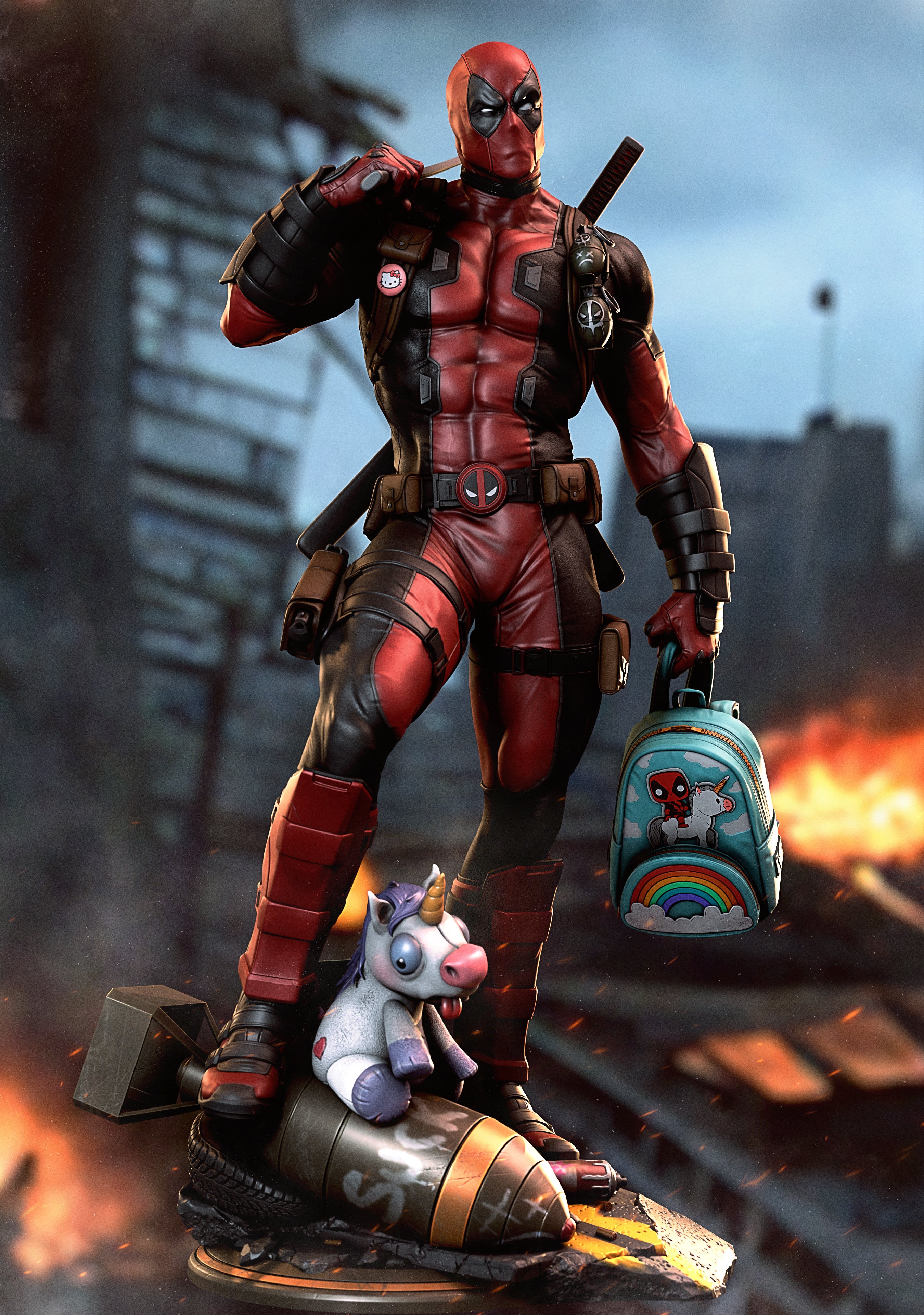Fourth-Wall Breaker Statue