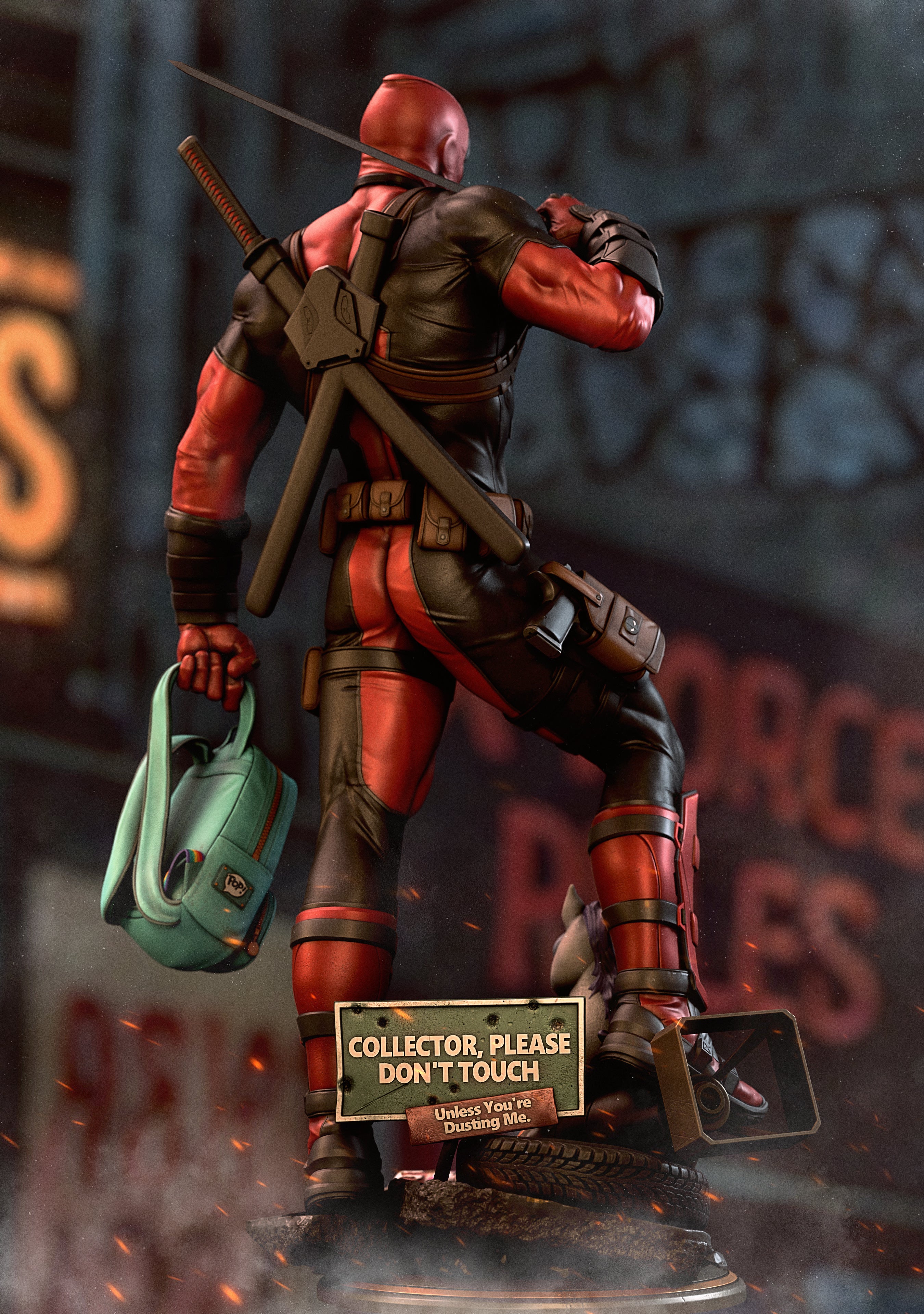 Fourth-Wall Breaker Statue