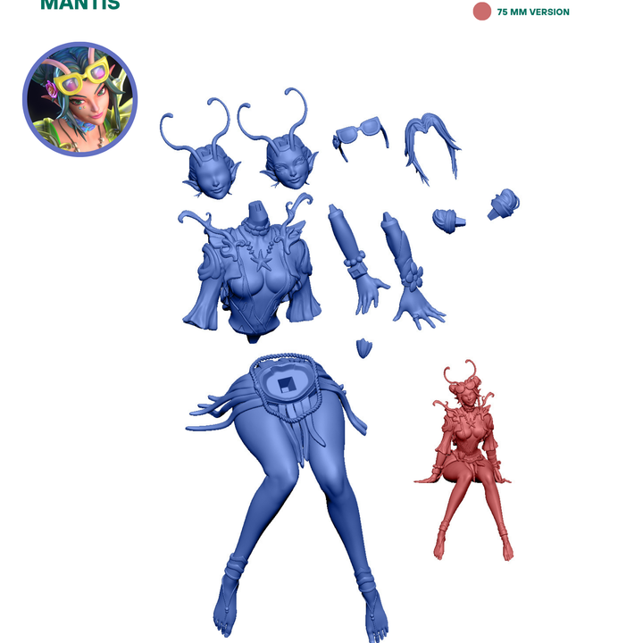 The Cosmic Healer | Maximum Detailed 12K 3D printed figure