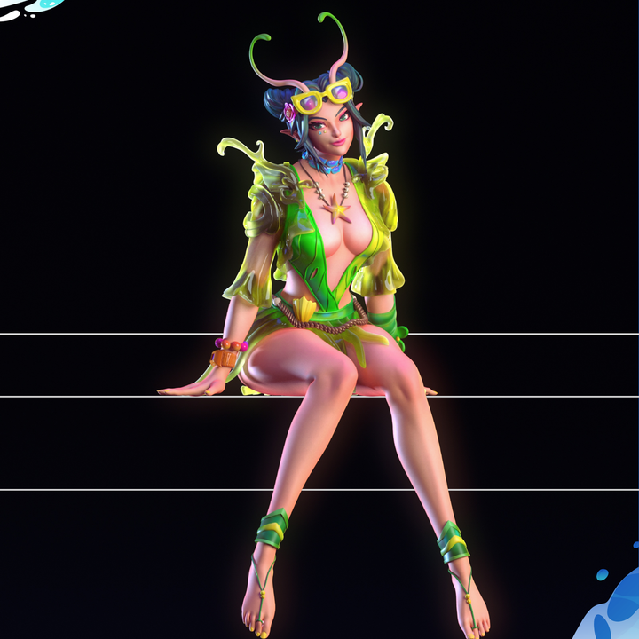 The Cosmic Healer | Maximum Detailed 12K 3D printed figure