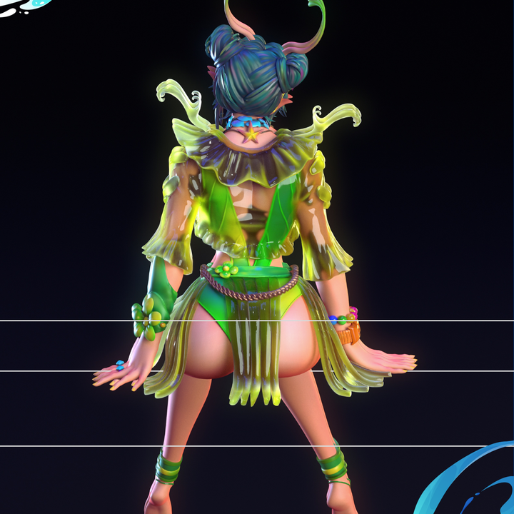 The Cosmic Healer | Maximum Detailed 12K 3D printed figure