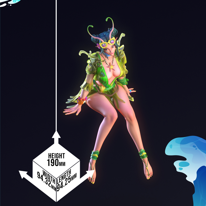 The Cosmic Healer | Maximum Detailed 12K 3D printed figure