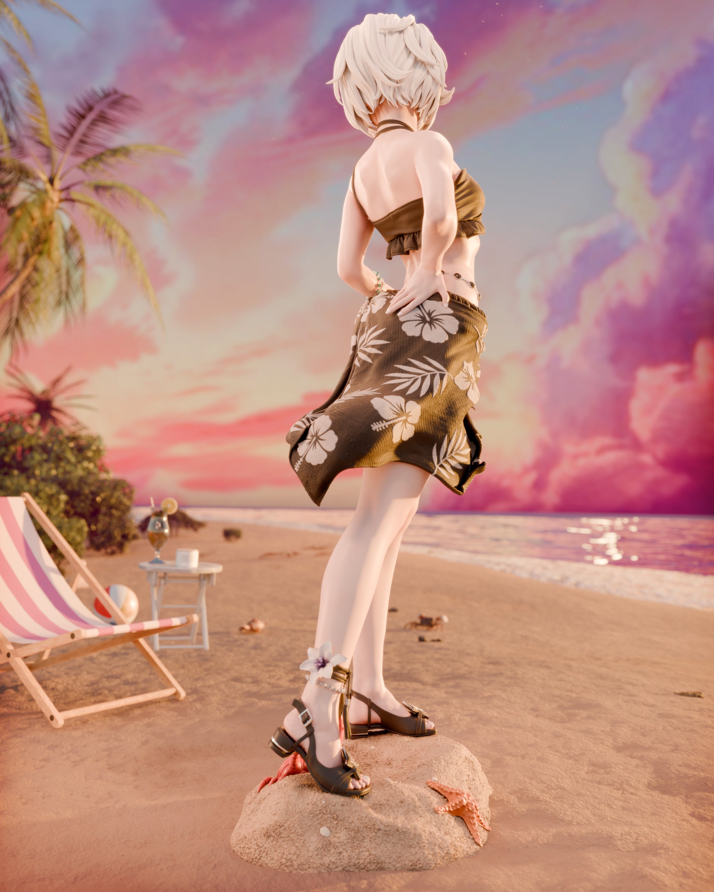 Pool Party 2B Statue