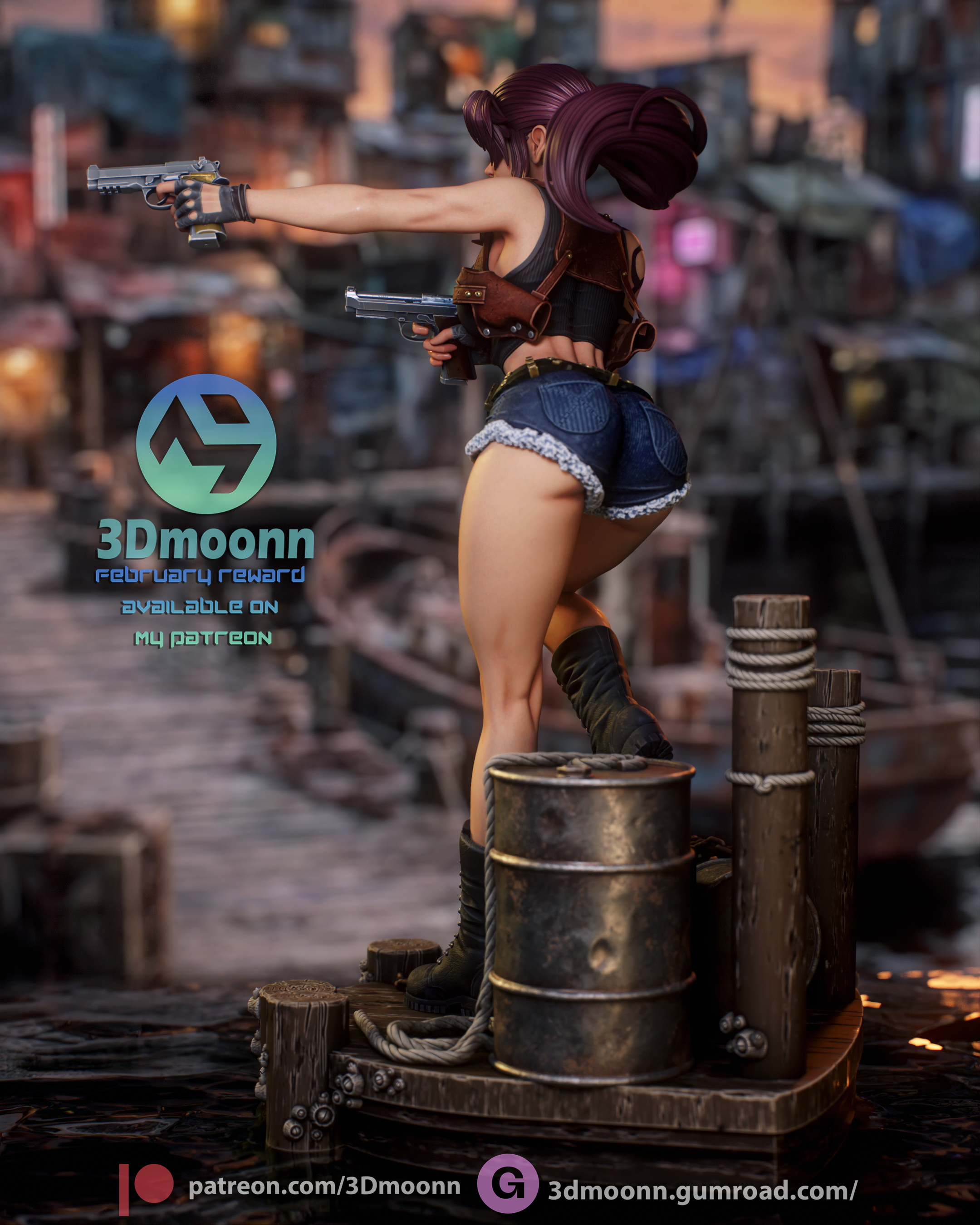 Two Hands | Maximum Detailed 12K 3D printed figure