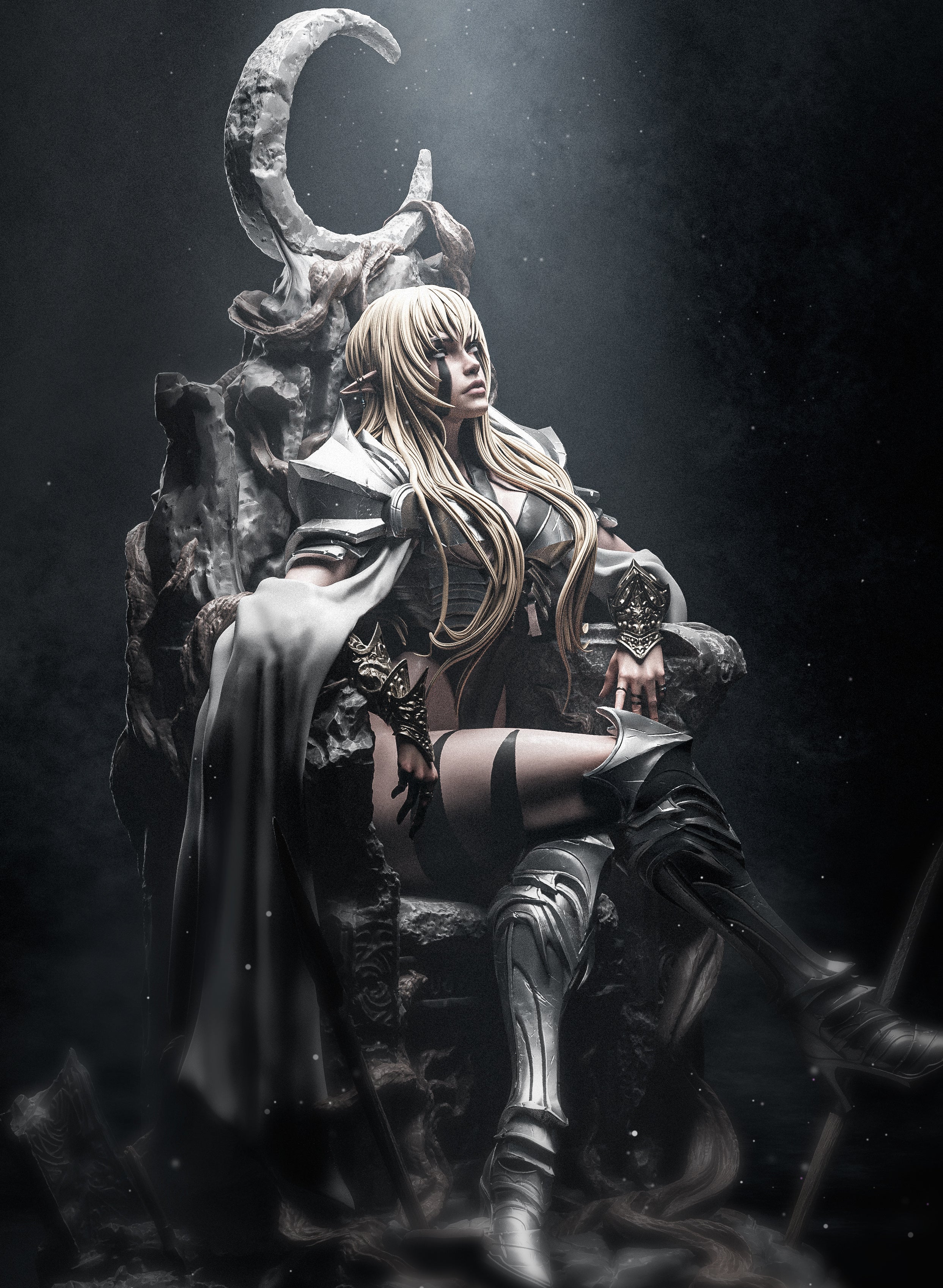 Dark Matriarch | Maximum Detailed 12K 3D printed figure