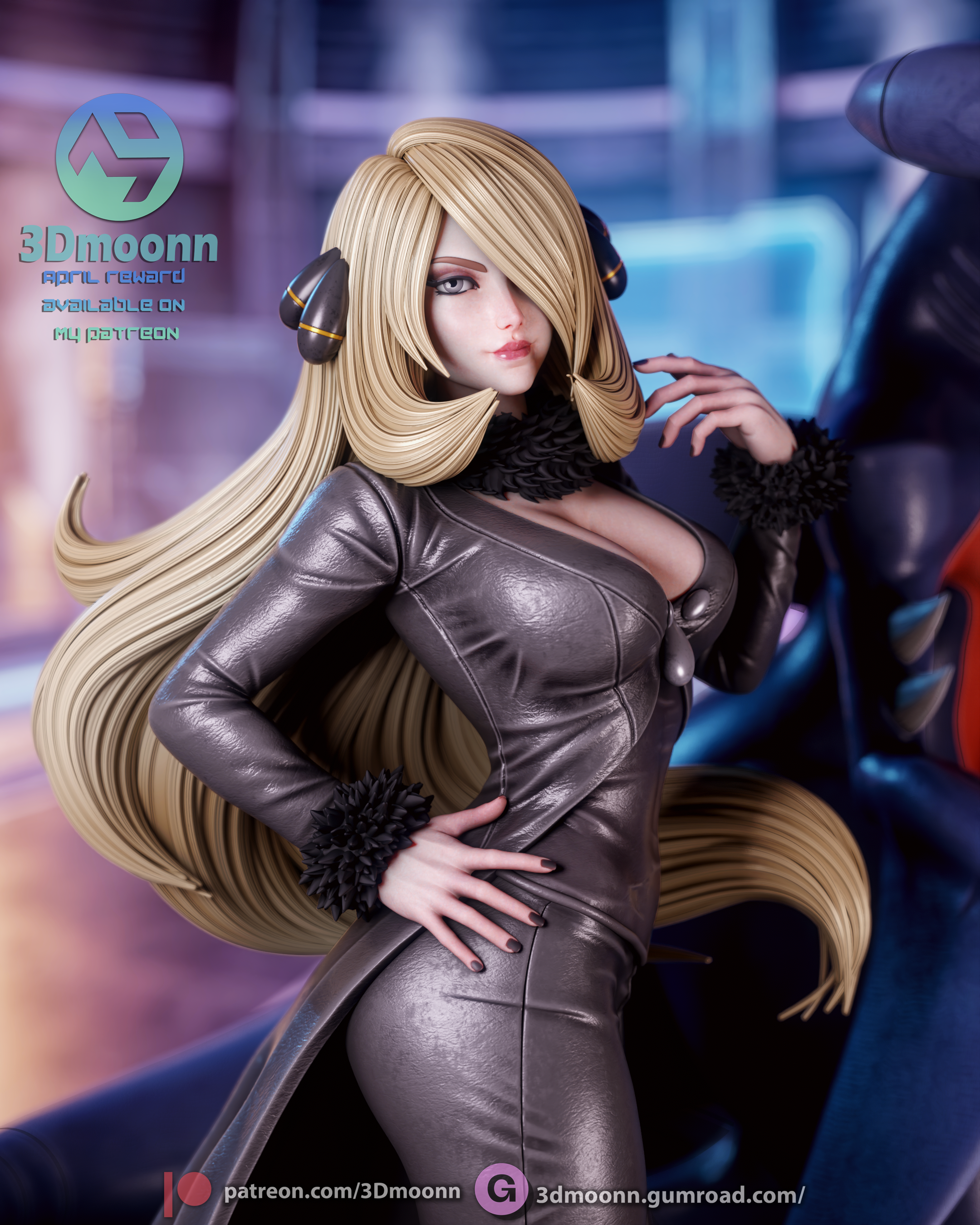 Champion of Sinnoh Statue
