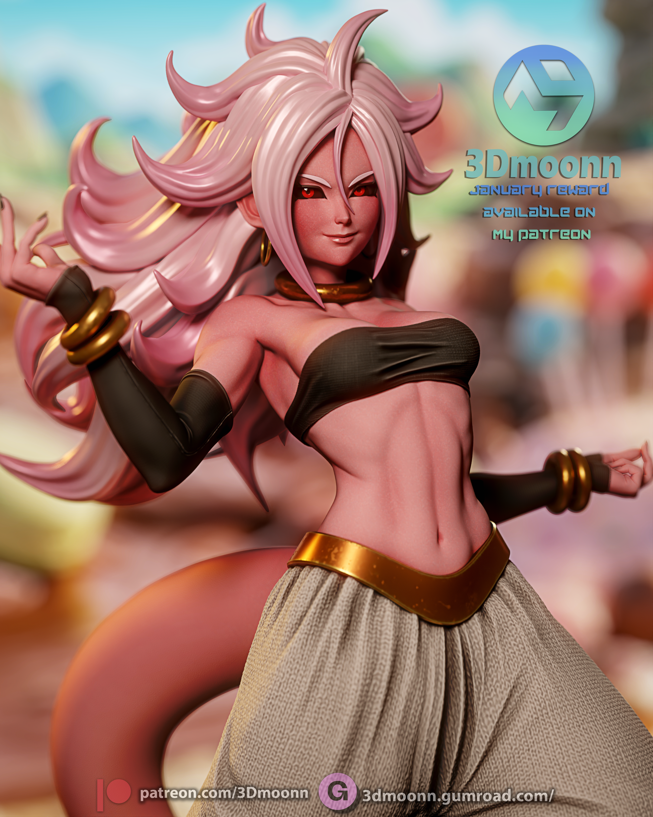 Sweet-Tooth Android | Maximum Detailed 12K 3D printed figure