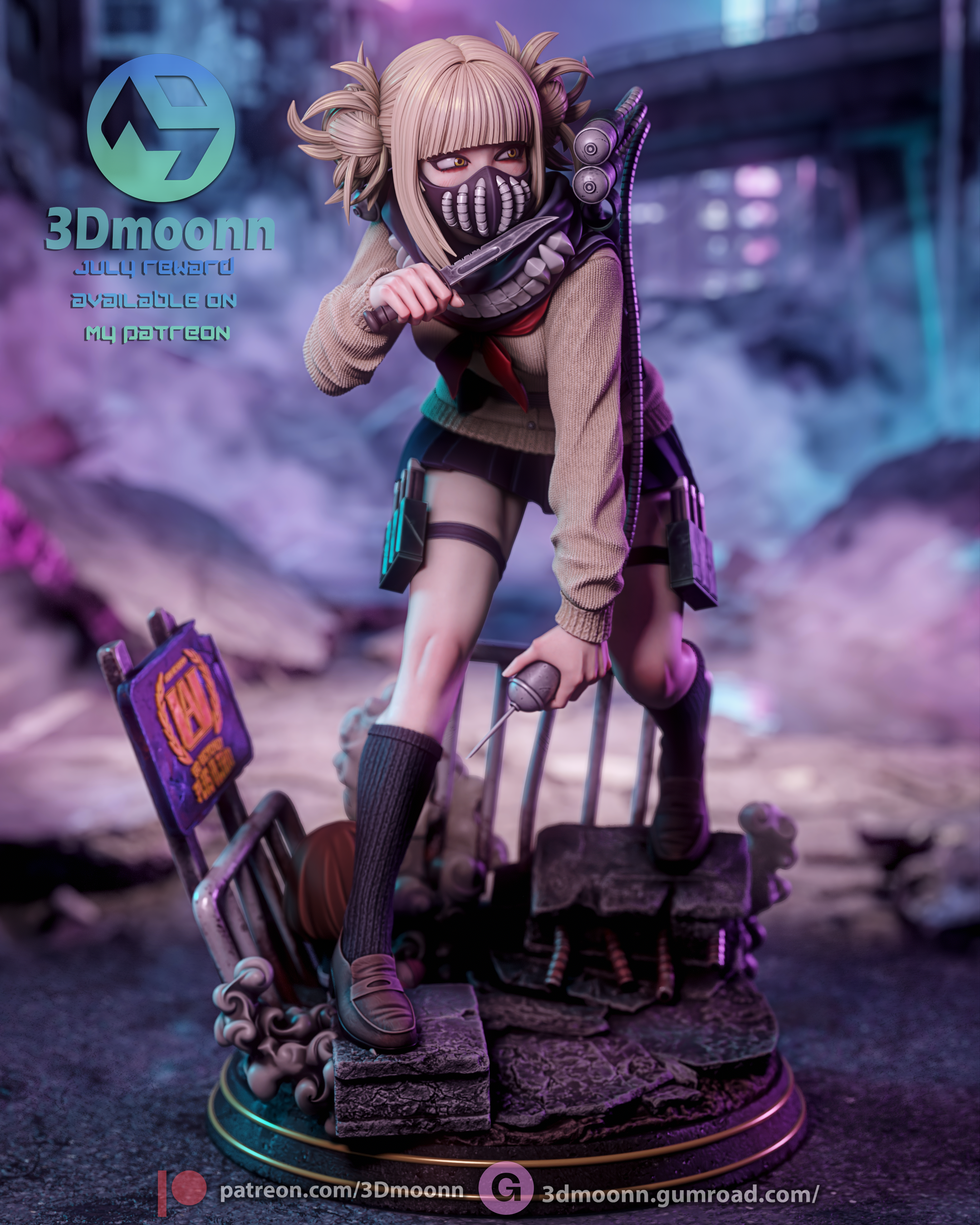 The Bloodthirsty Villain Statue