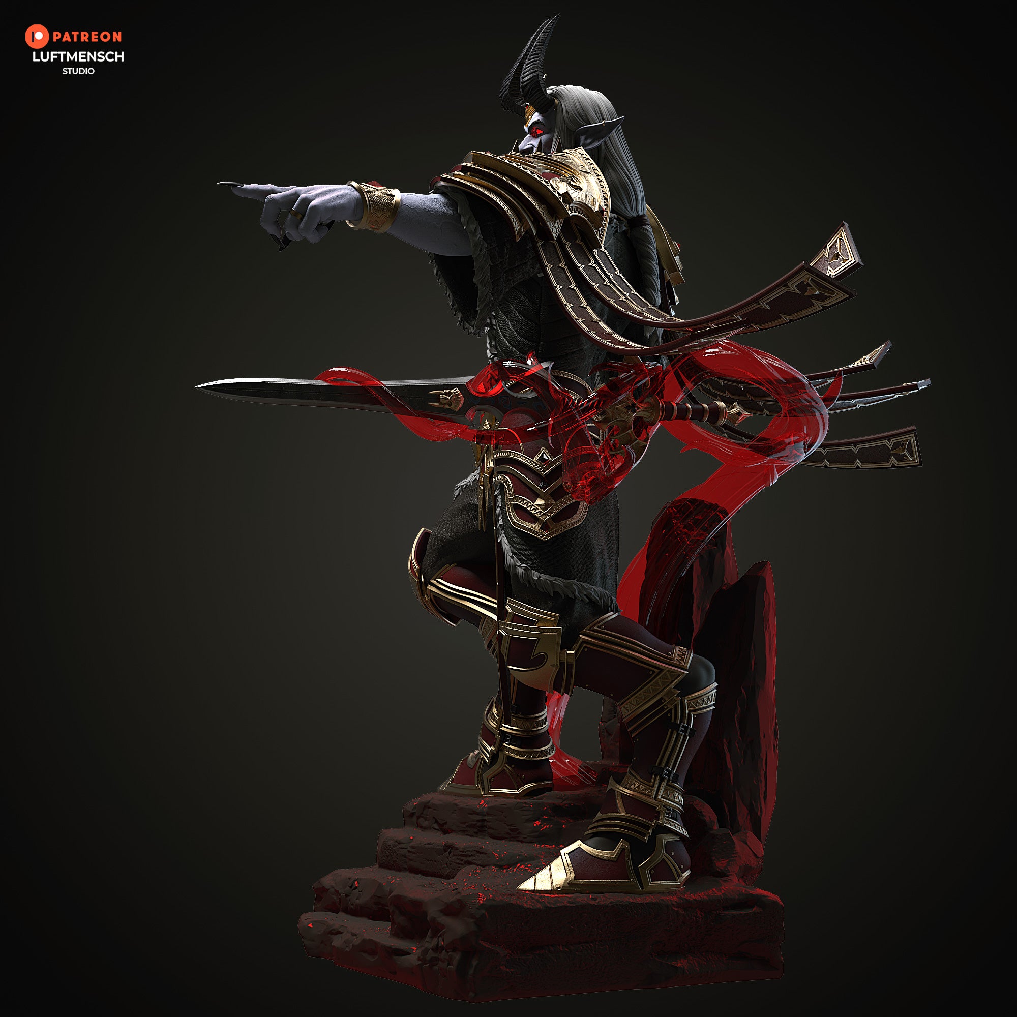 The Castle Master | Maximum Detailed 12K 3D printed figure