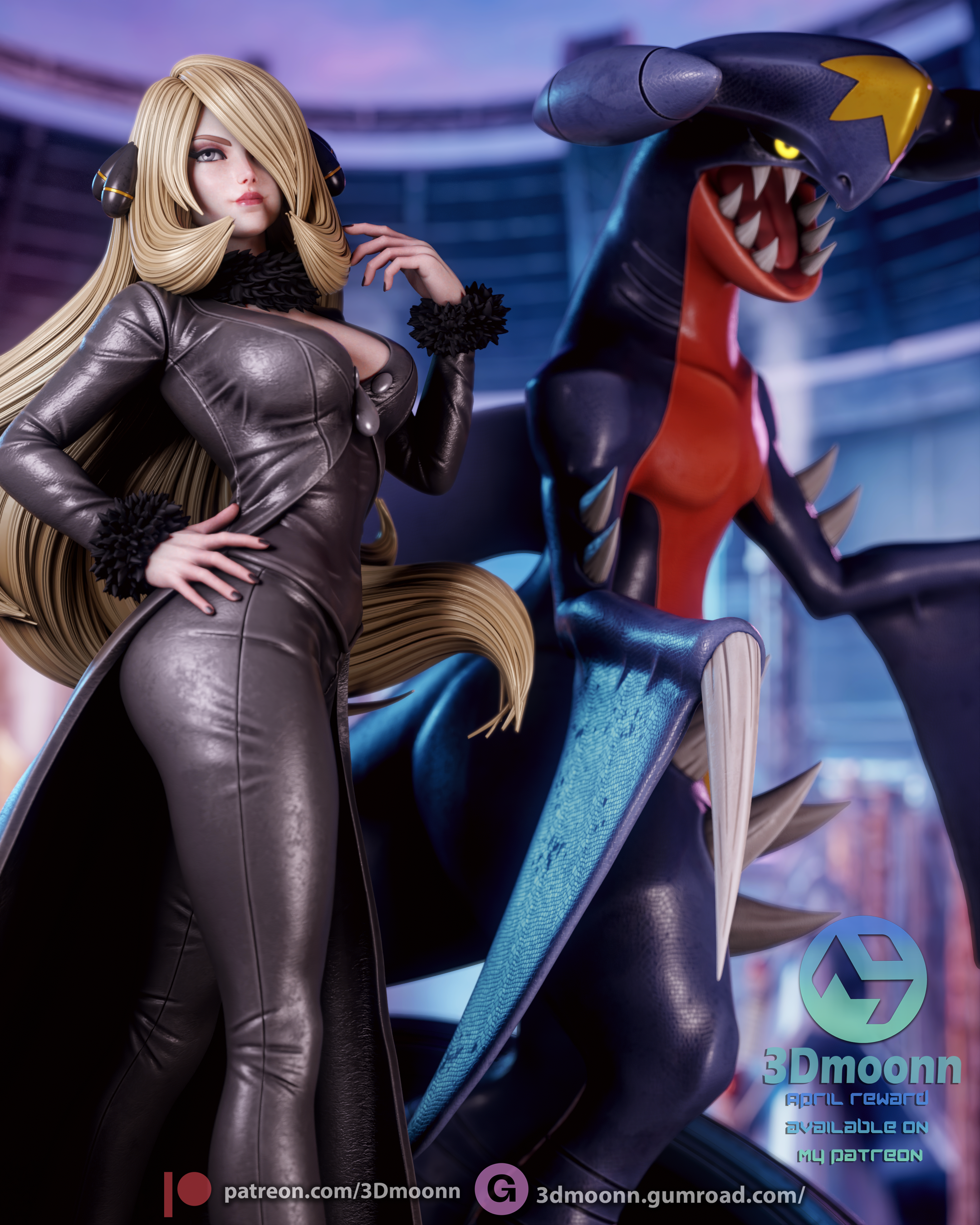 Champion of Sinnoh Statue