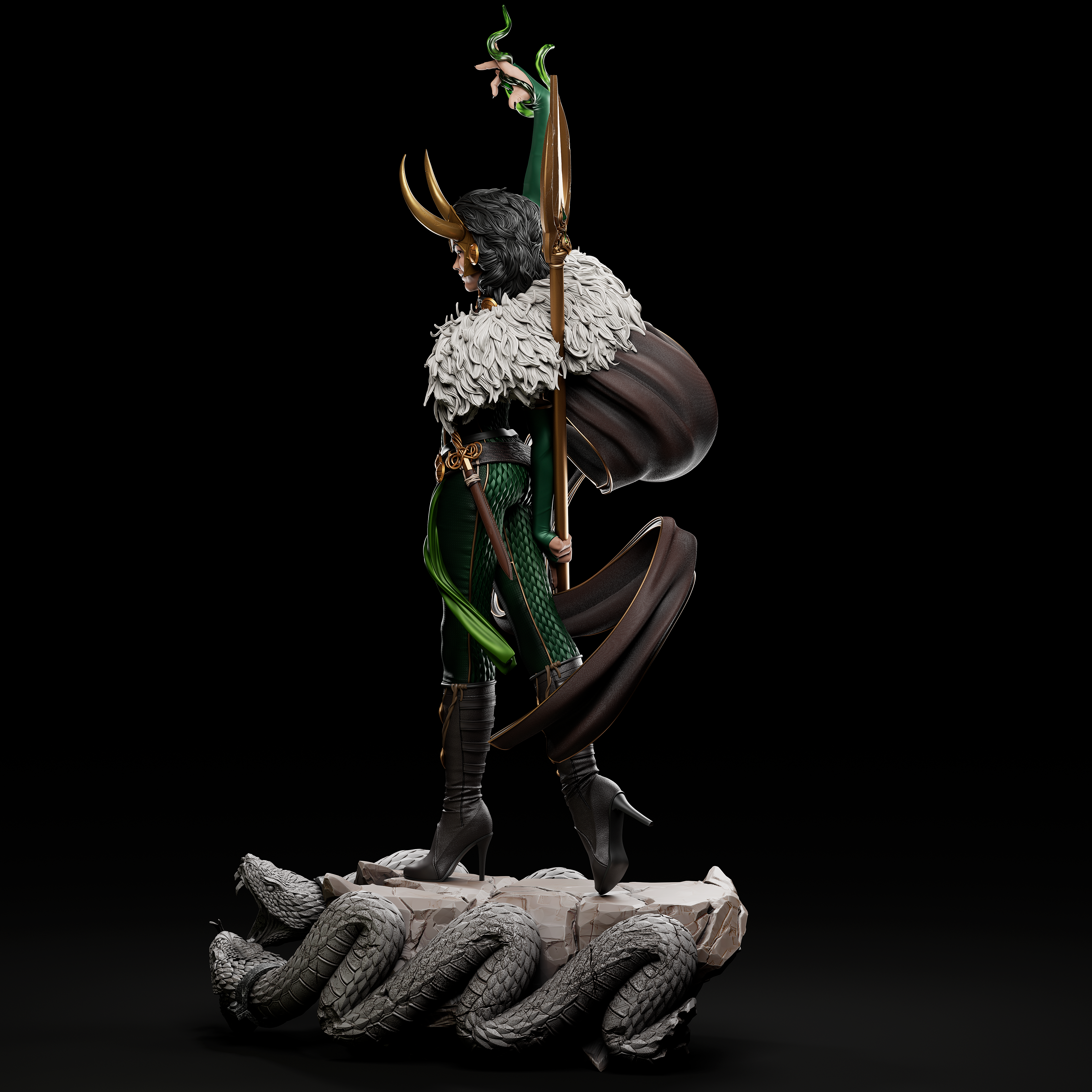 Goddess of Mischief Statue