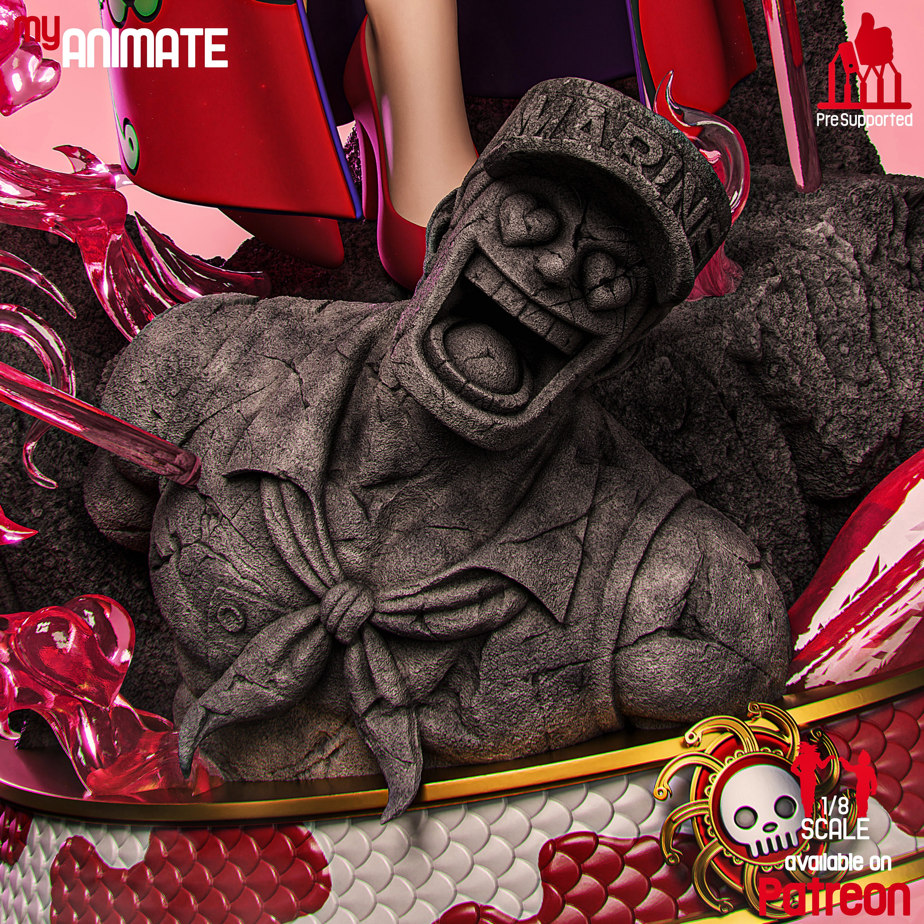 The Pirate Empress | Maximum Detailed 12K 3D Printed Figure