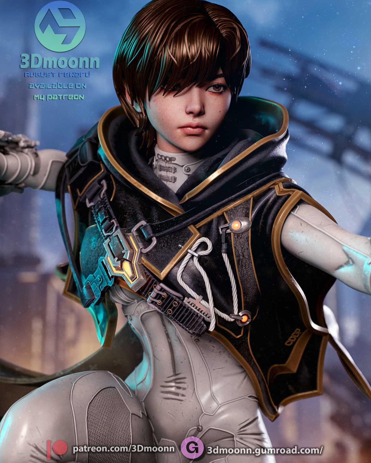 Blood Rain Evie Statue