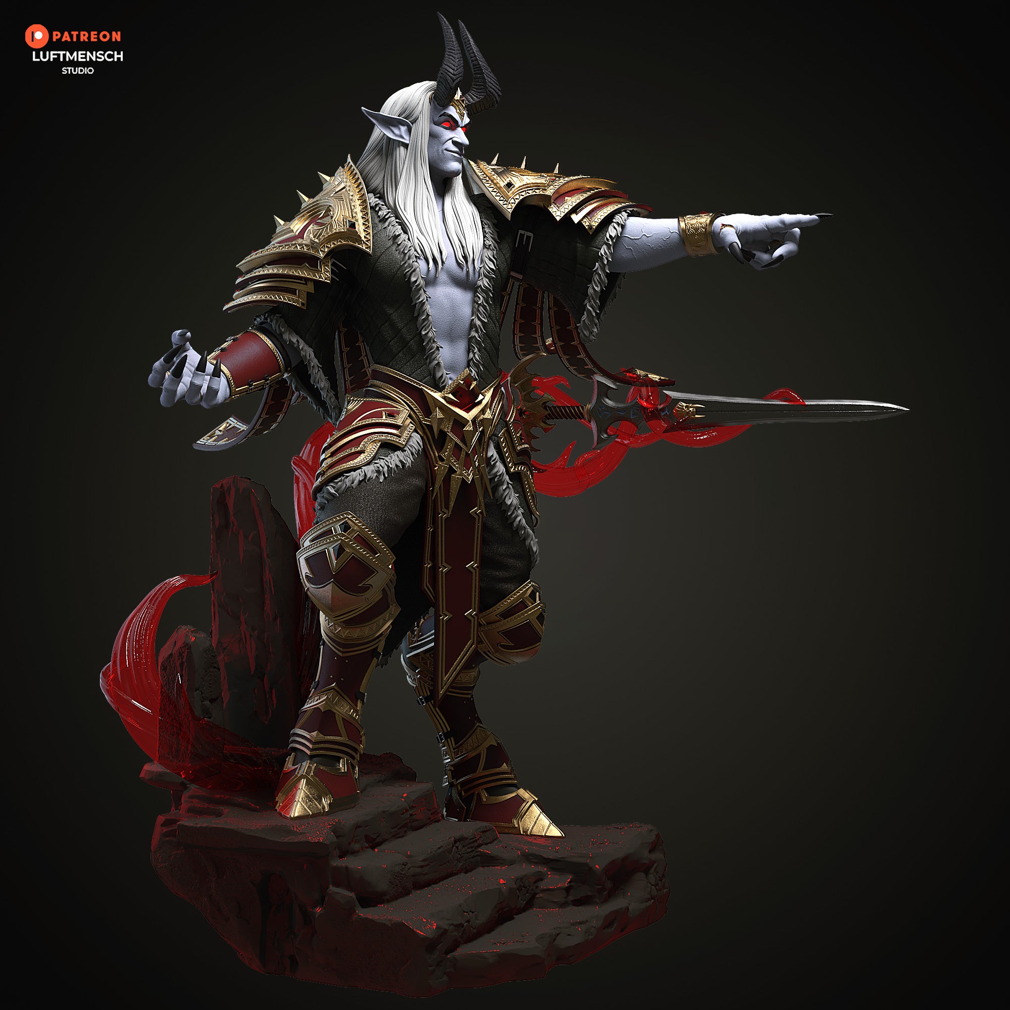 The Castle Master | Maximum Detailed 12K 3D printed figure