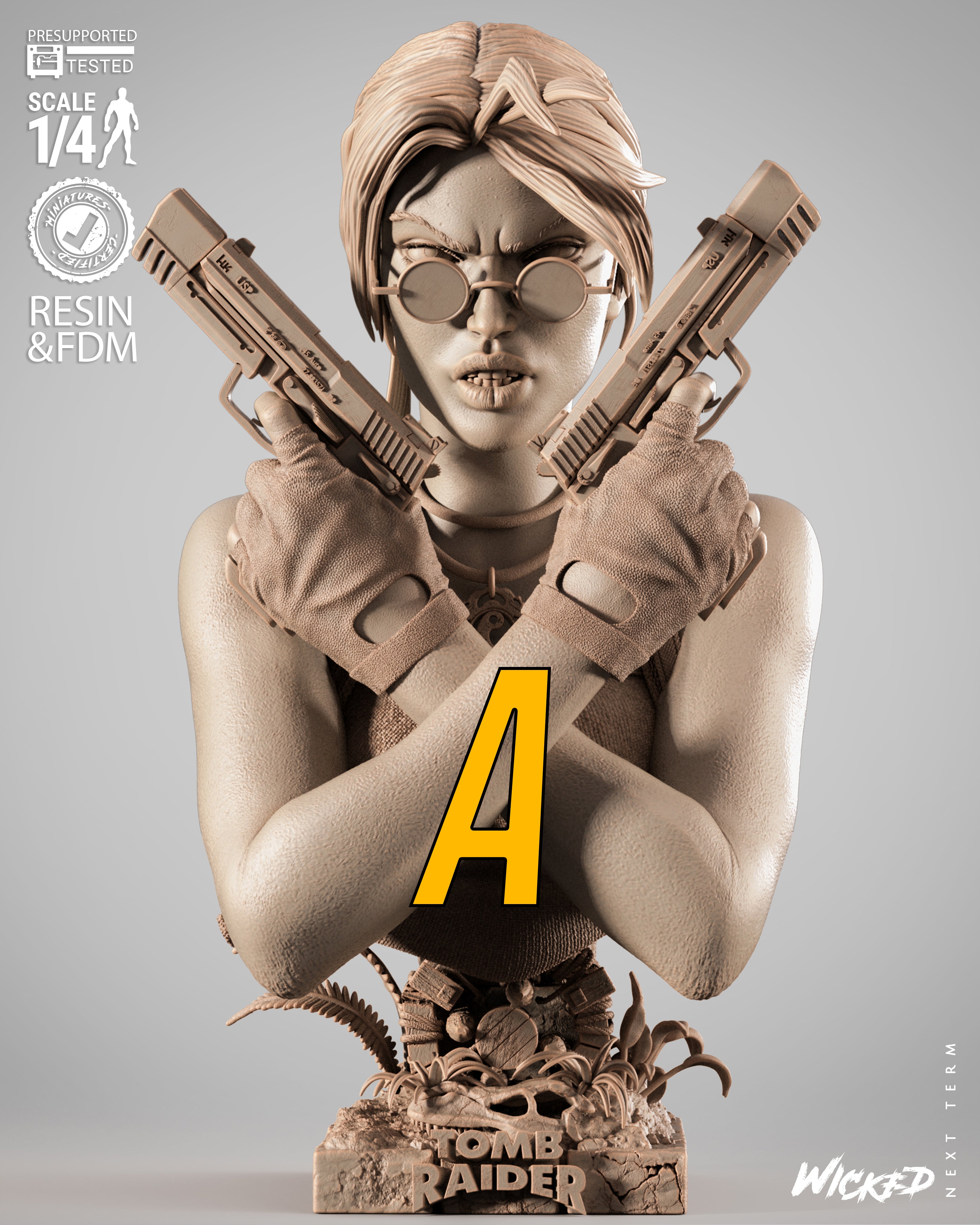 Queen of Adventure | Maximum Detailed 12K 3D printed bust