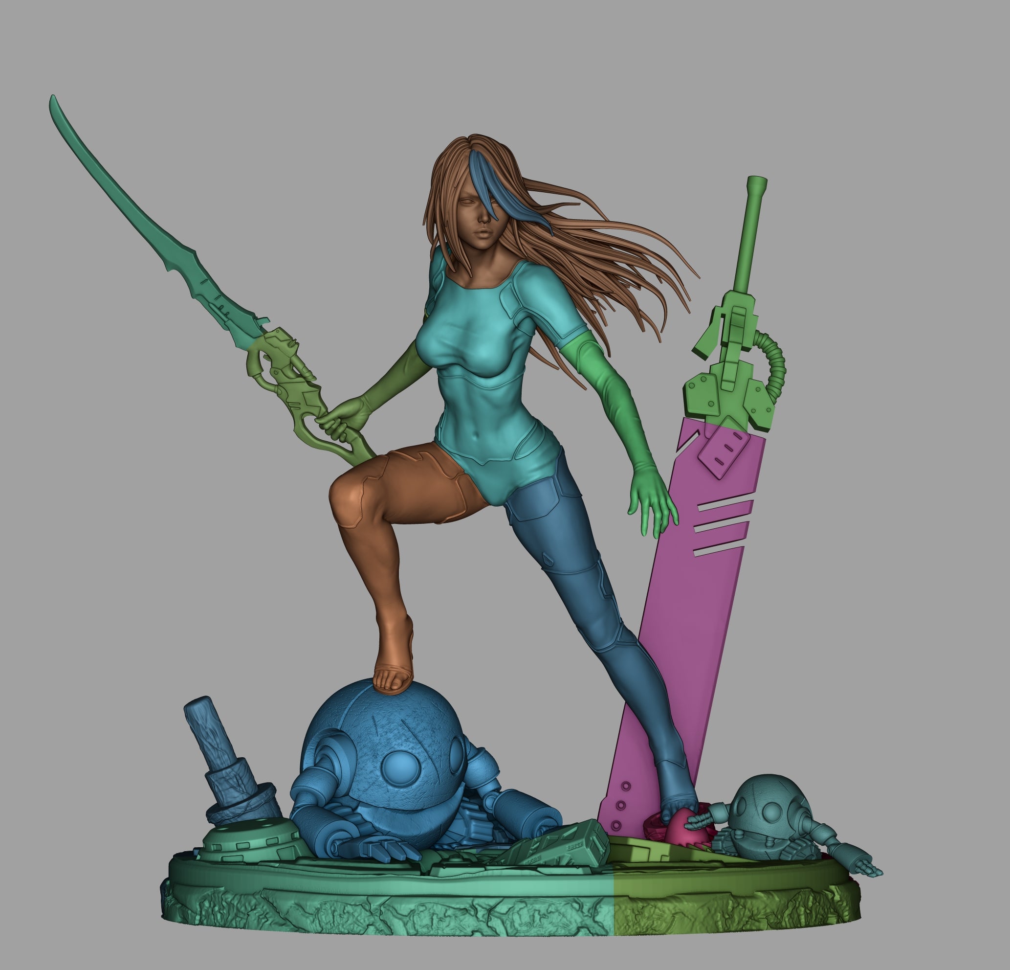 The Rogue Unit | Maximum Detailed 12K 3D printed figure