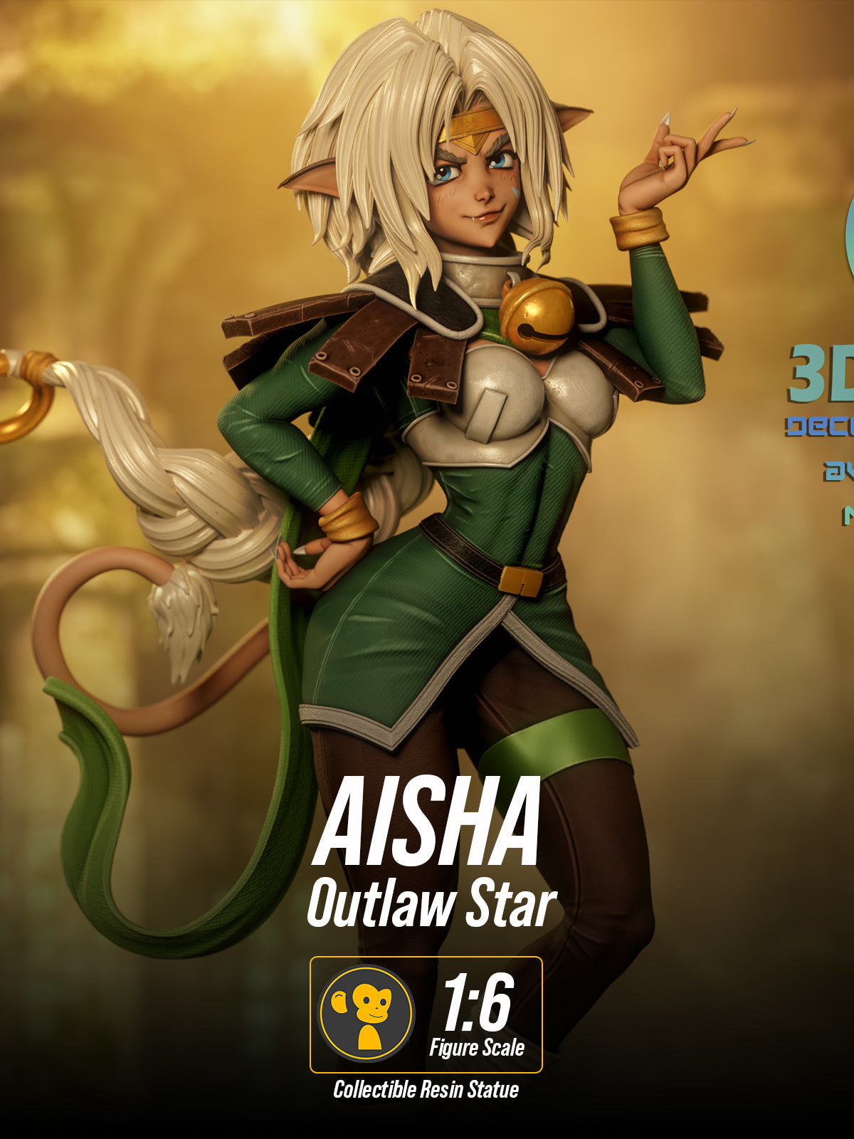 The Wild Heart | Maximum Detailed 12K 3D printed figure