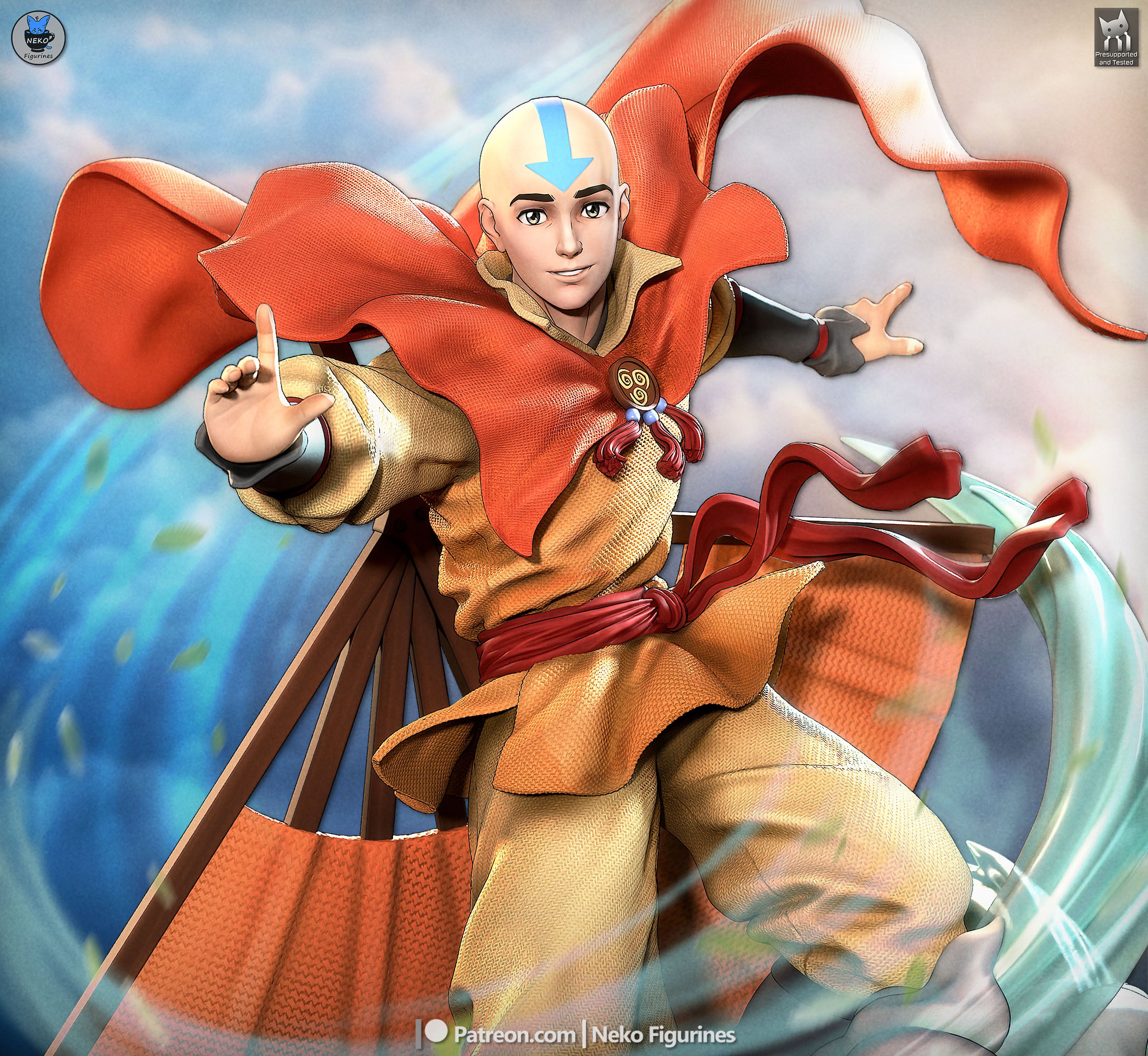 The Last Airbender Statue