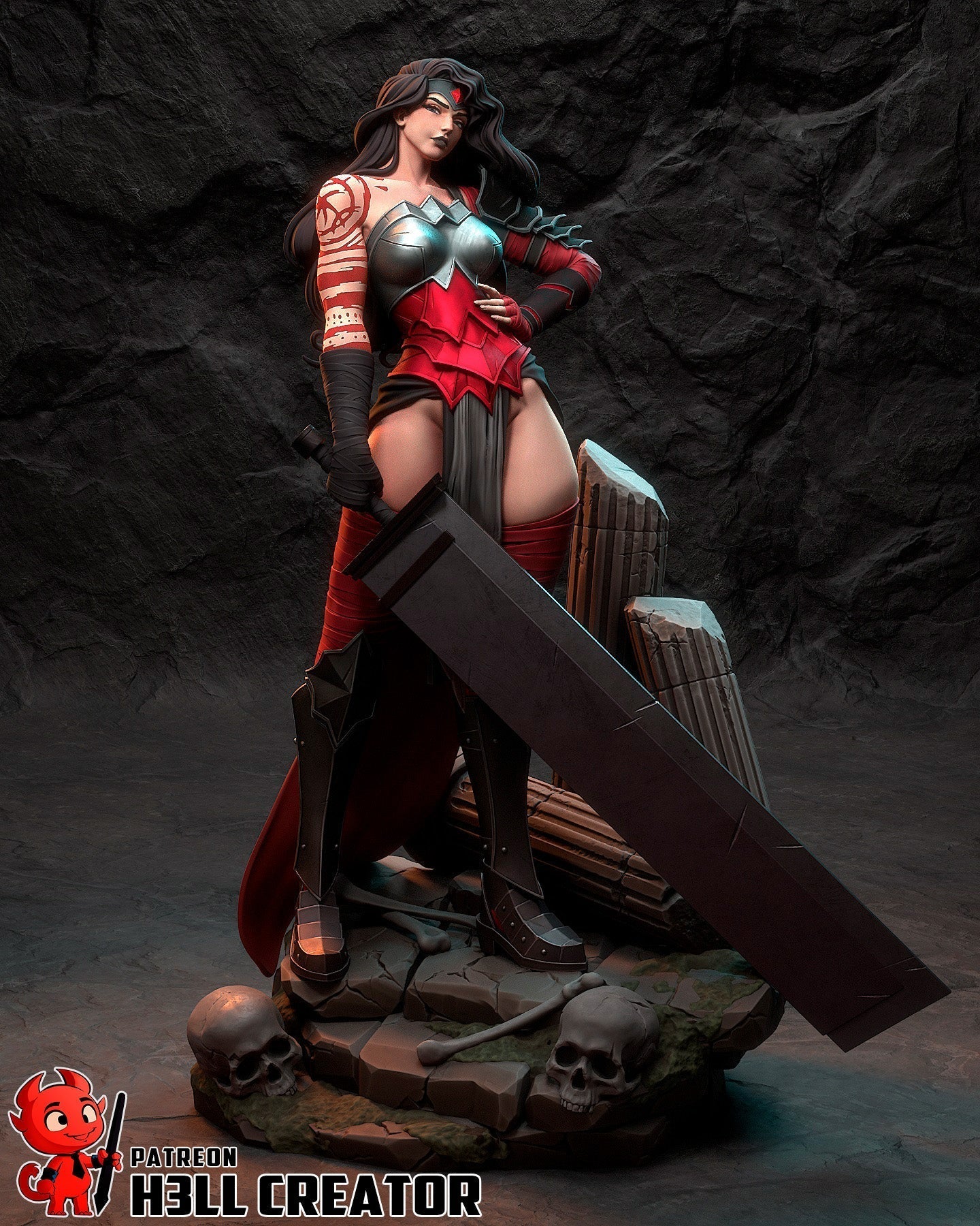 Absolute Warrior Statue
