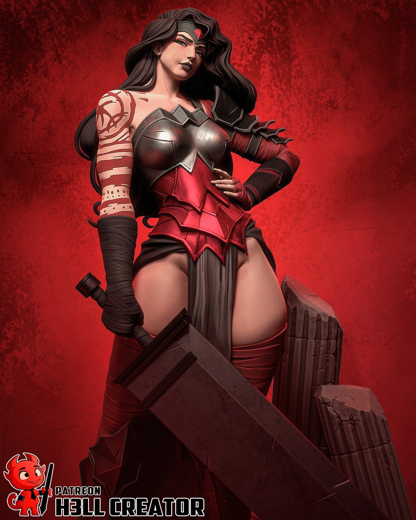 Absolute Warrior Statue