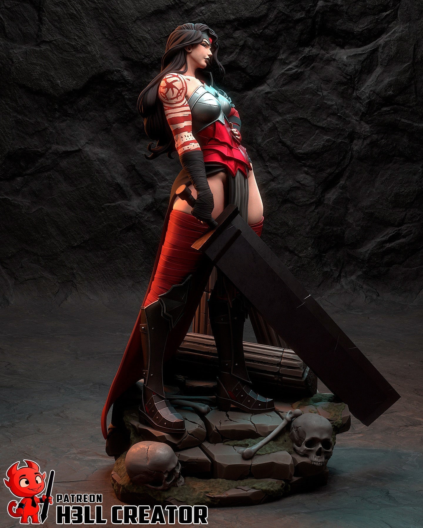 Absolute Warrior Statue
