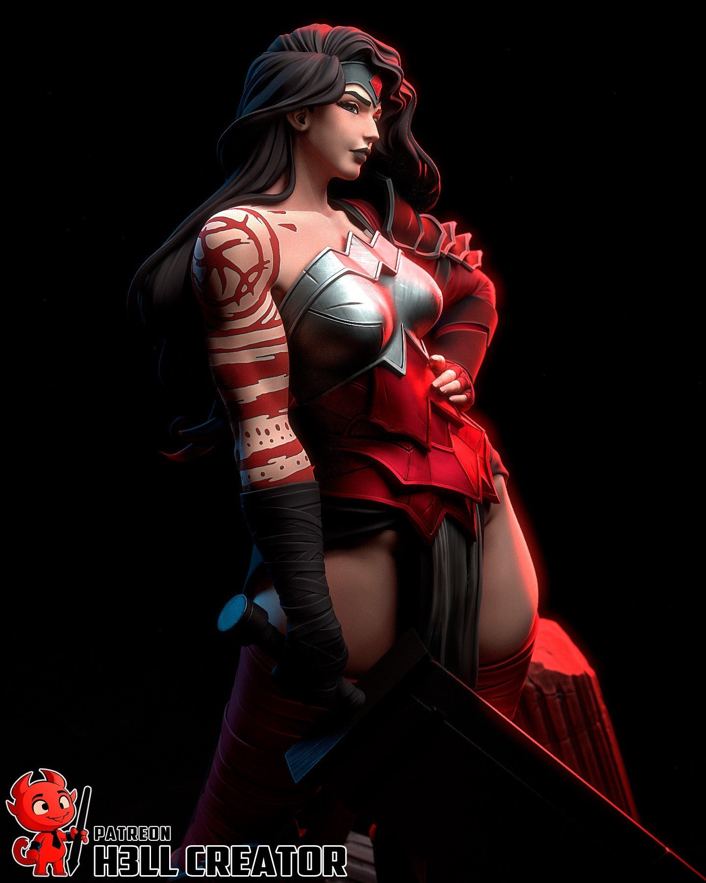 Absolute Warrior Statue