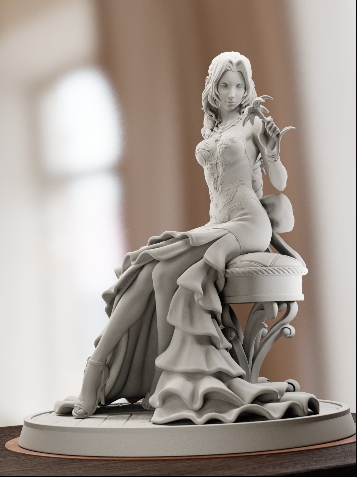 The Flower of Midgar | Maximum Detailed 12K 3D printed figure