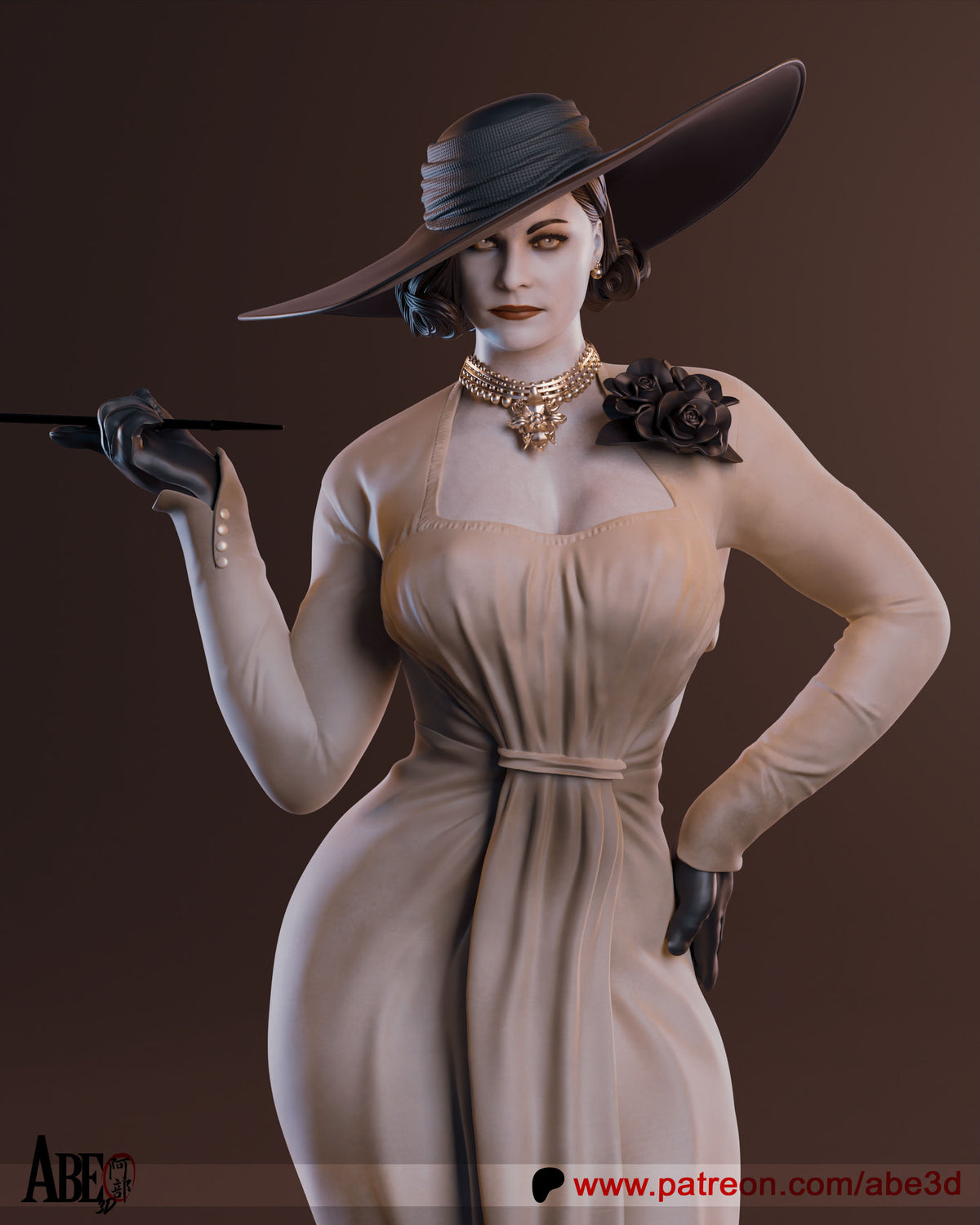 Countess Dimitrescu Statue