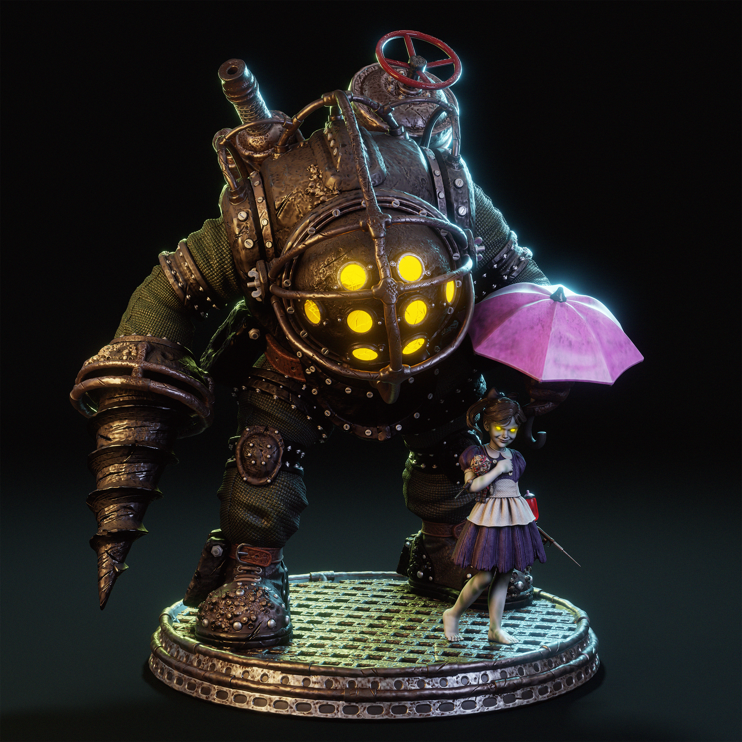 The Rapture Protector Statue