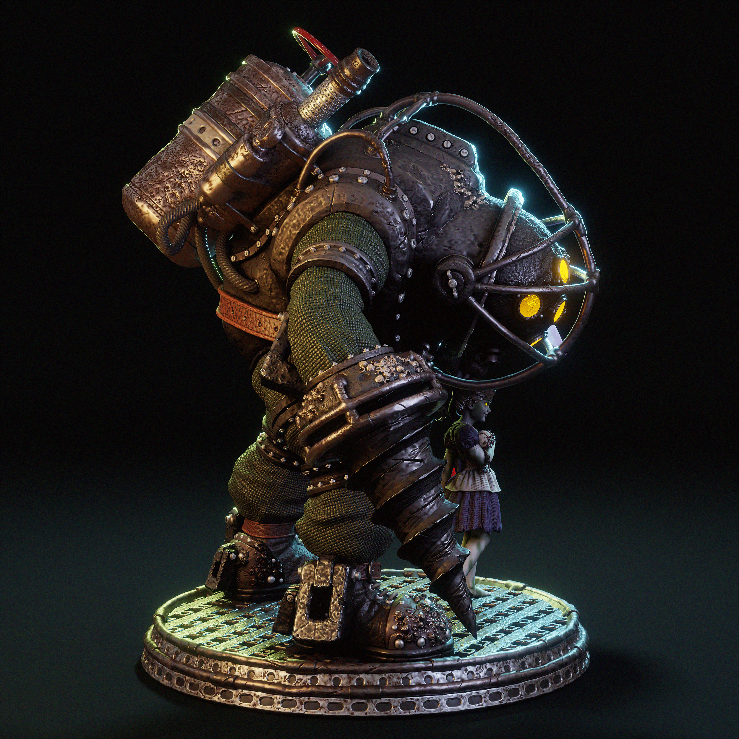 The Rapture Protector Statue